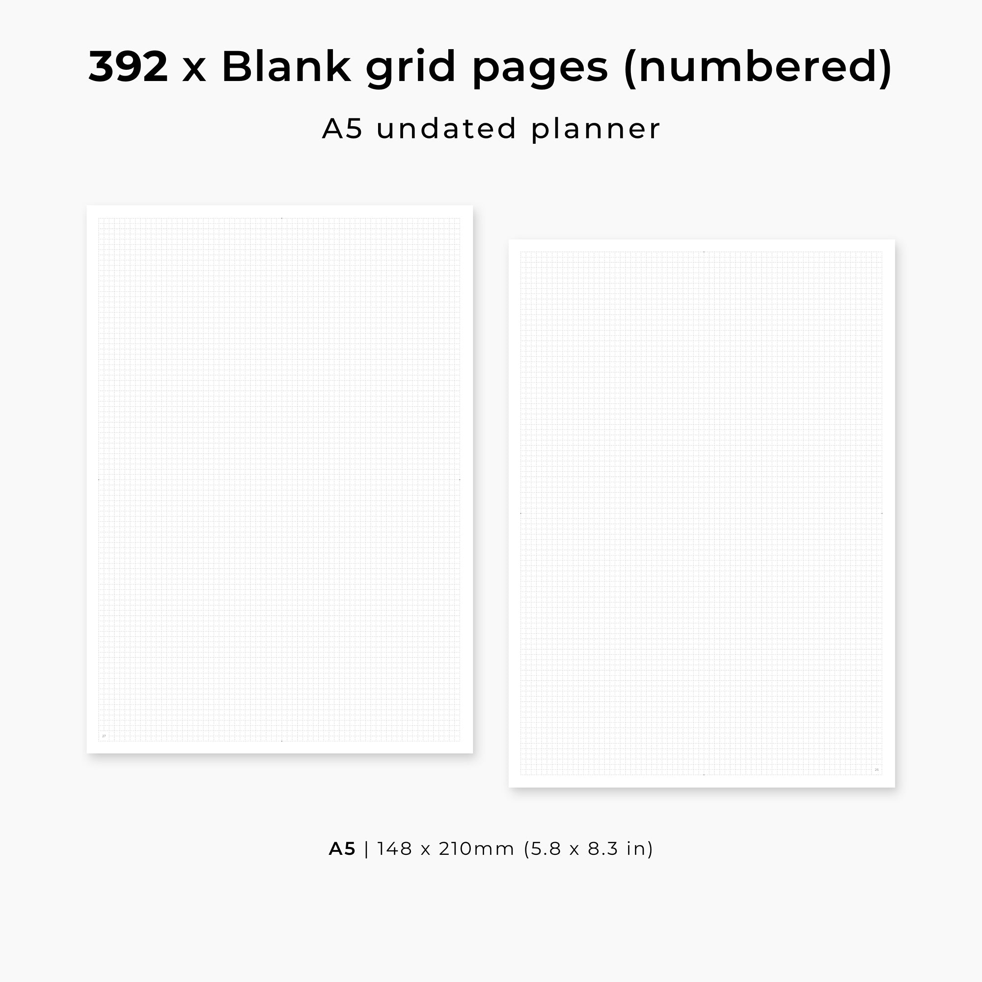 A5 Undated | The Essential Planner