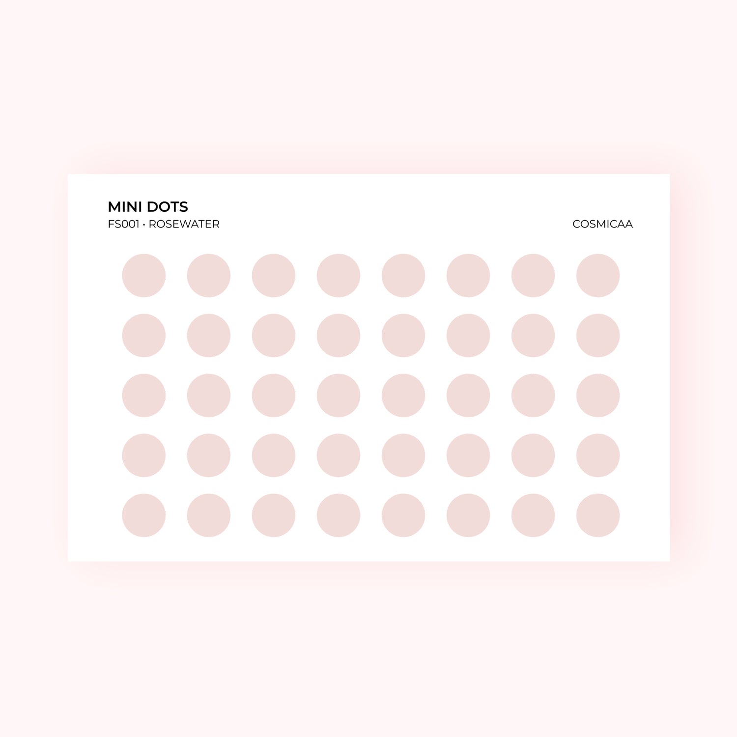 Mini Dots - Planner Stickers