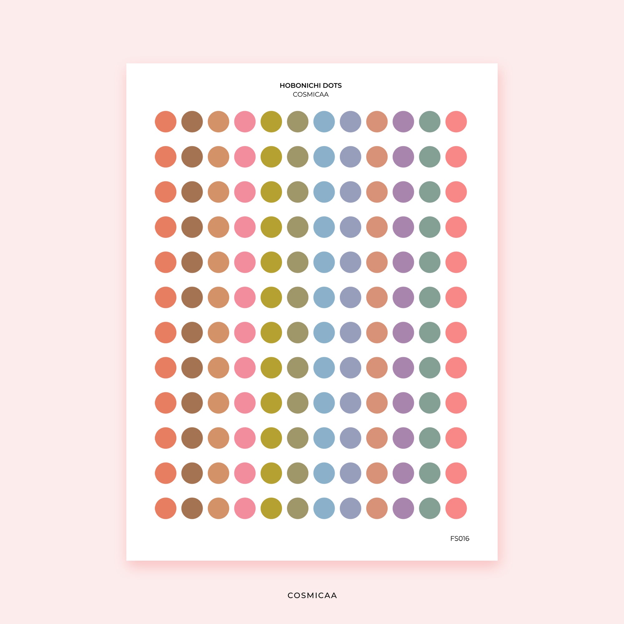 Hobonichi Dots - Planner Stickers