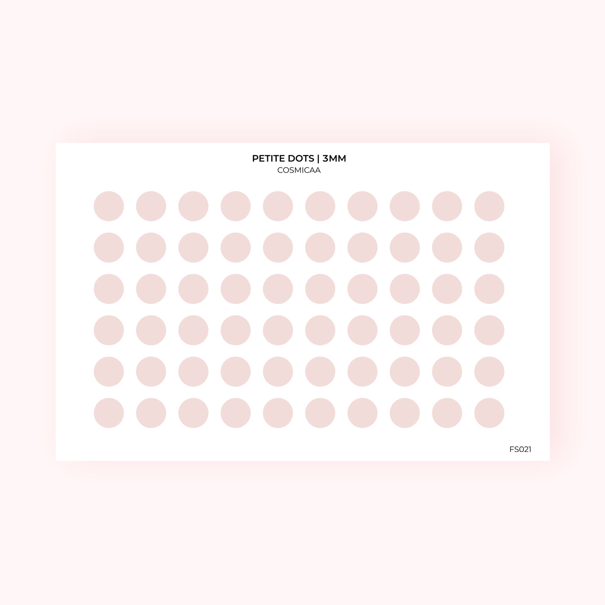 Petite Dots (3mm) - Planner Stickers