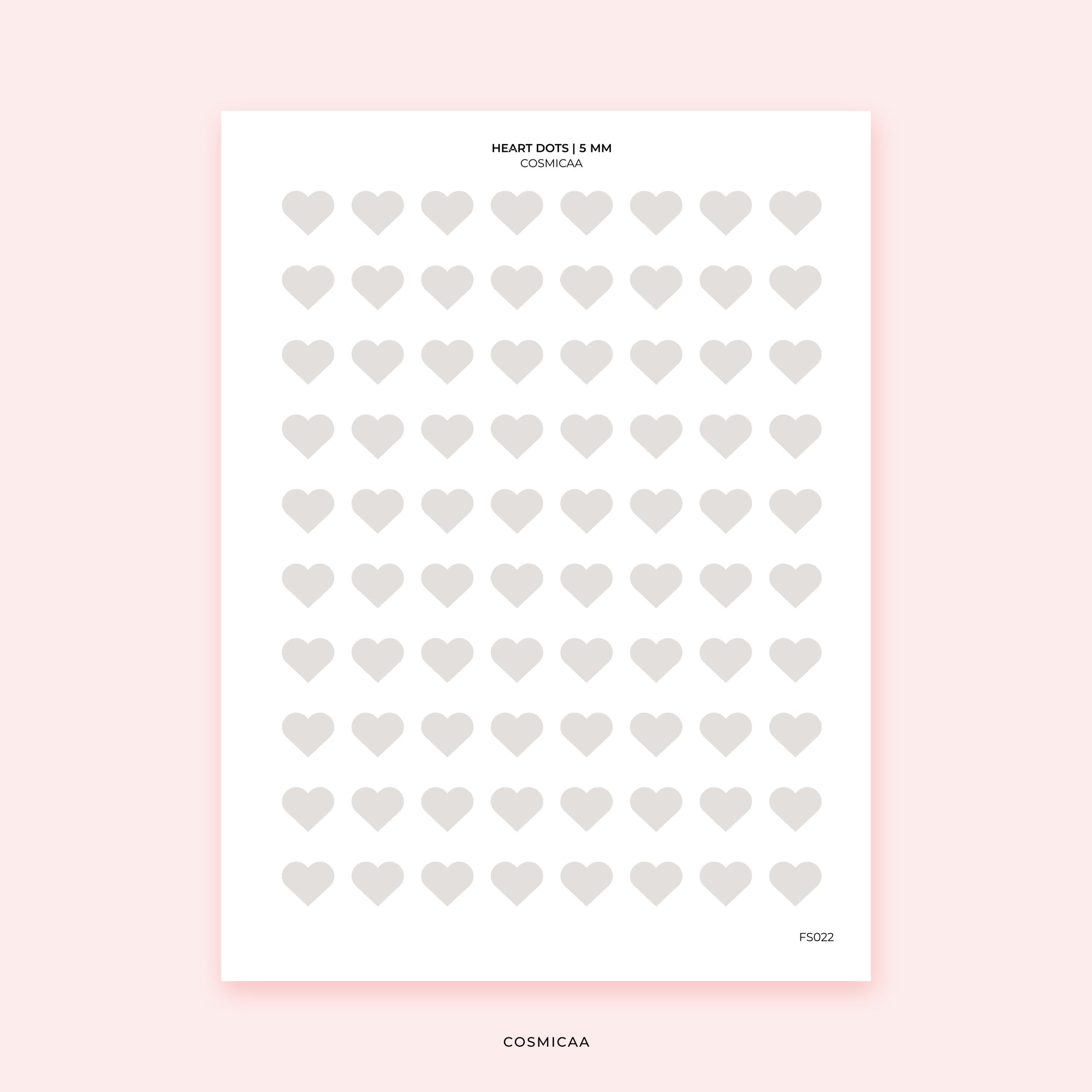 Heart dots - Planner Stickers