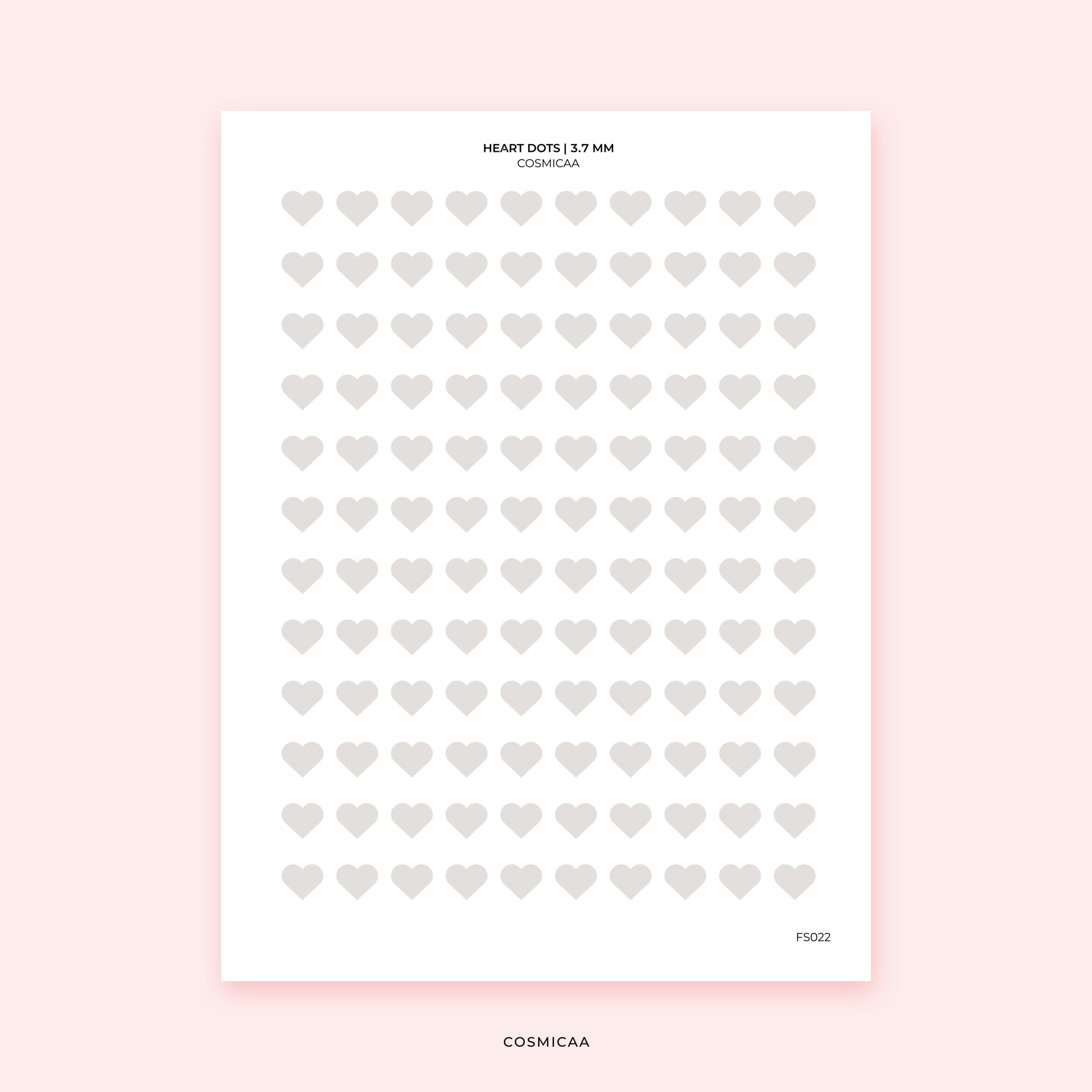 Heart dots - Planner Stickers