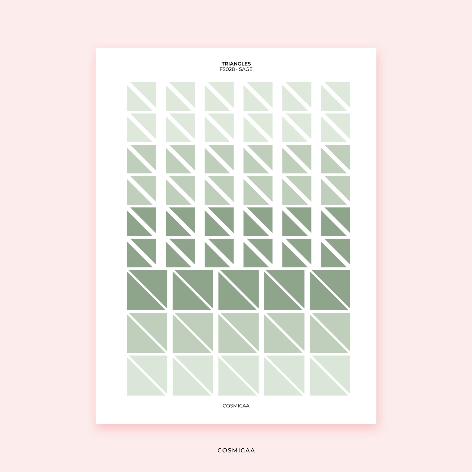 Dot Triangles - Planner stickers