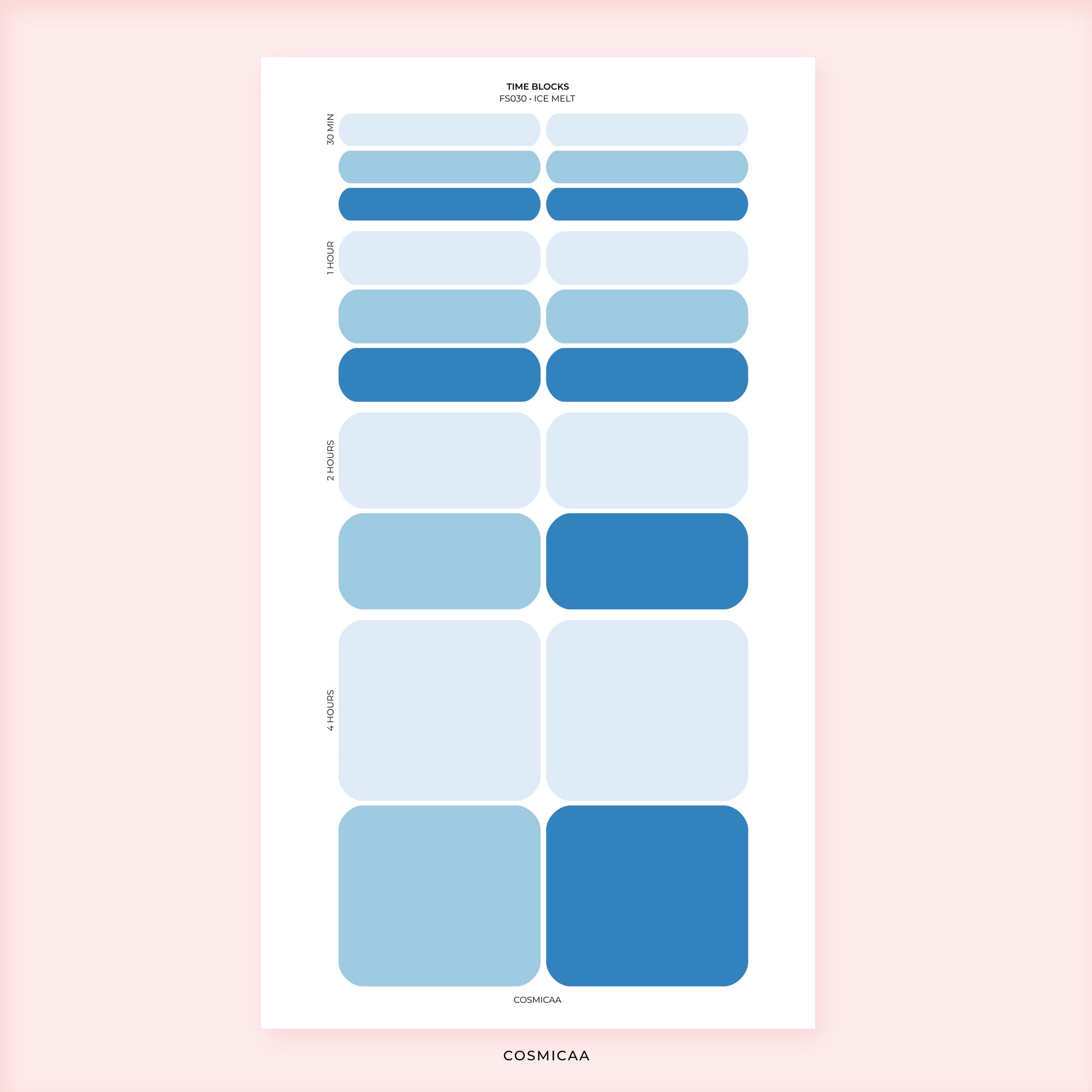 Time Block - Planner stickers