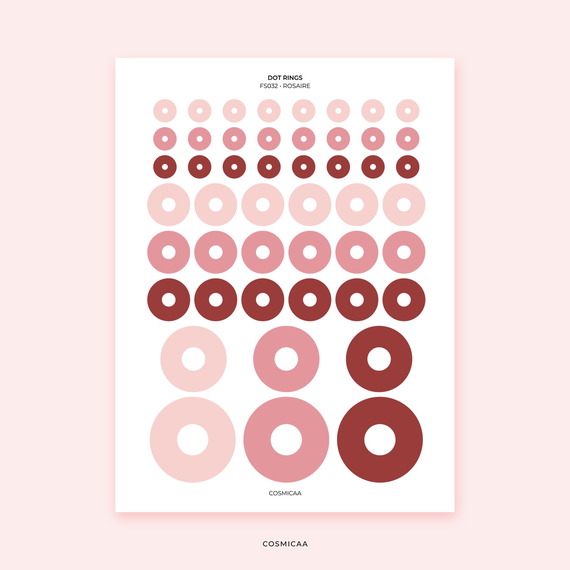 Dots and Rings - Planner stickers