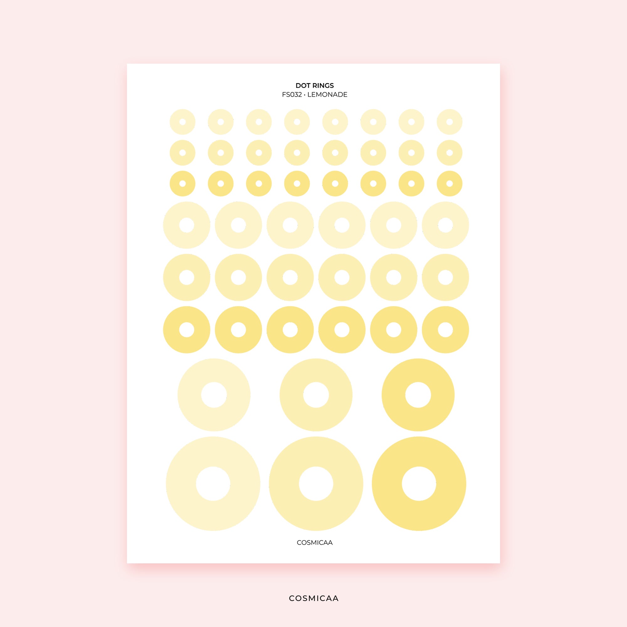 Dots and Rings - Planner stickers