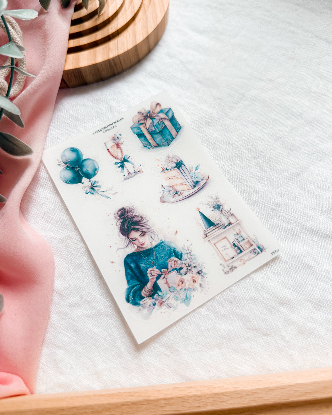 A Celebration in Blue - Stickers