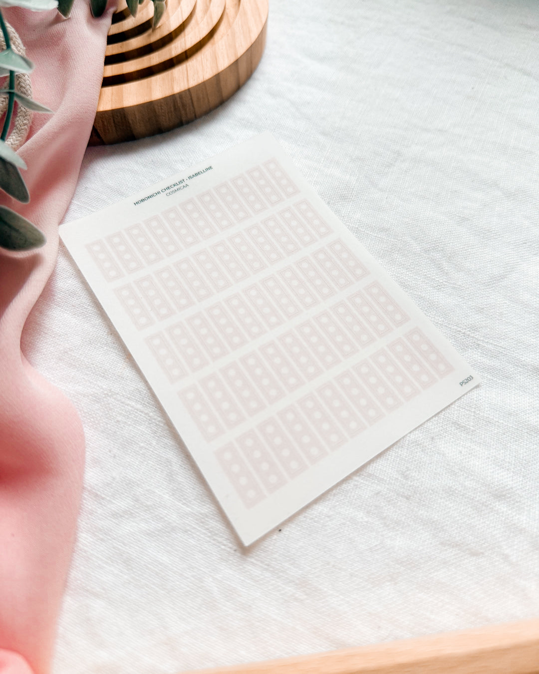 Hobonichi Checklist - Stickers