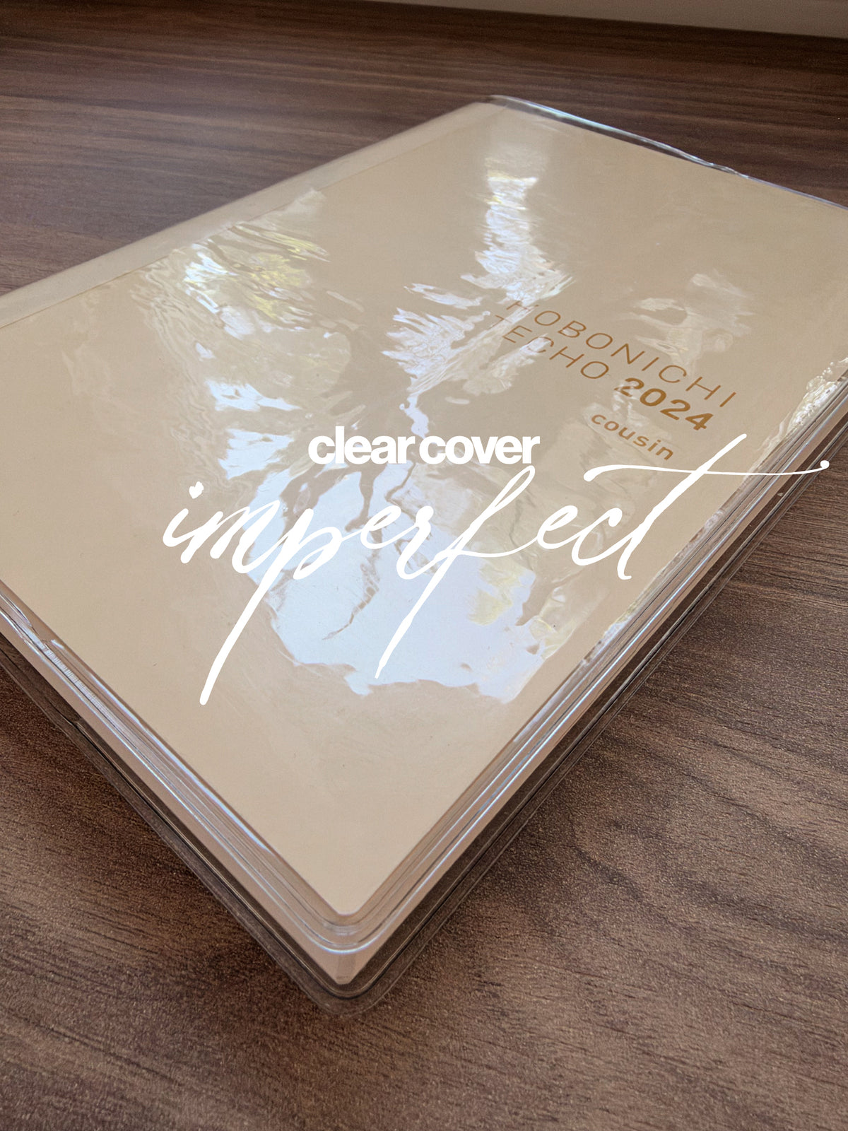 IMPERFECT Clear Cover - Undated Planners (fits Hobonichi Cousin)