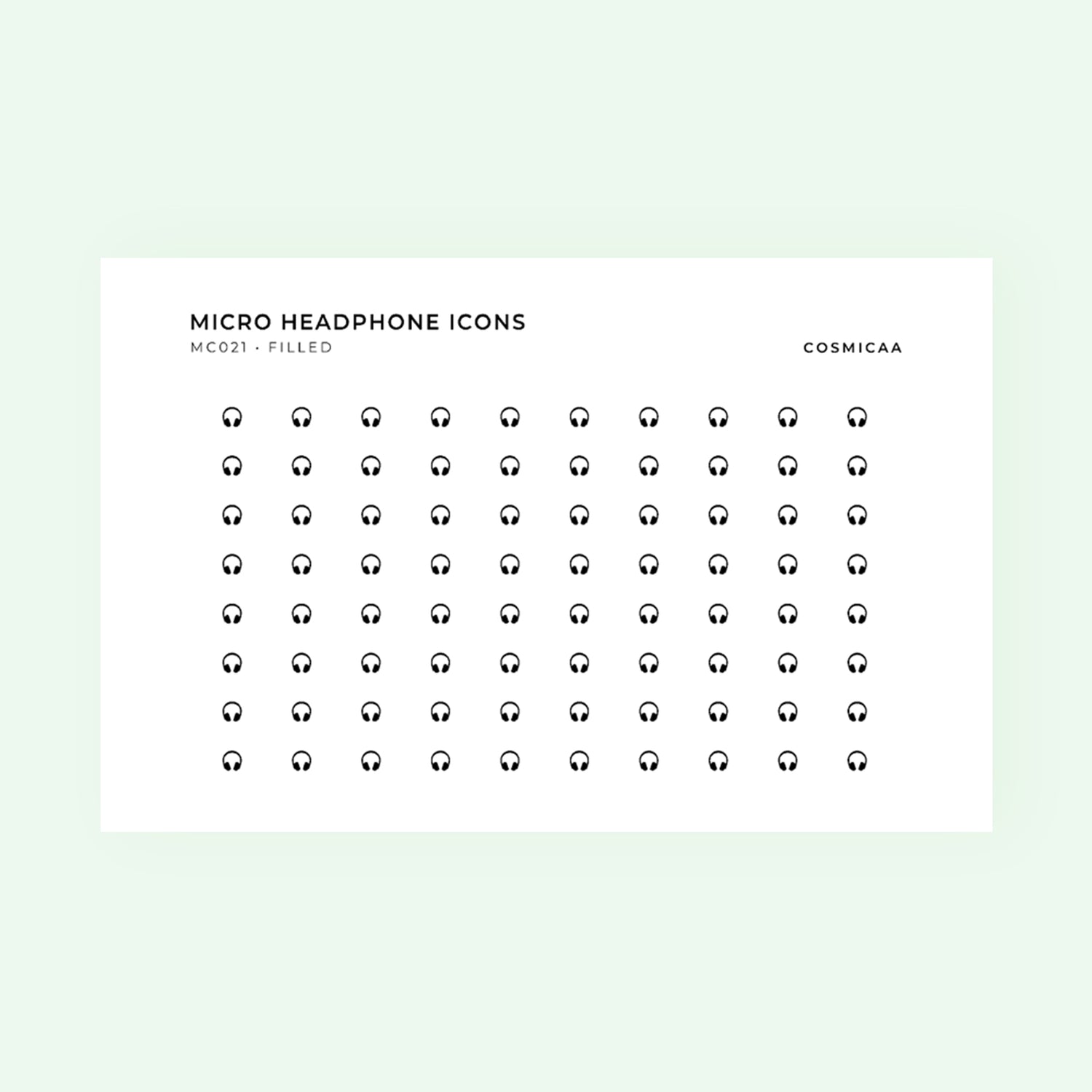 Micro icons - Headphones