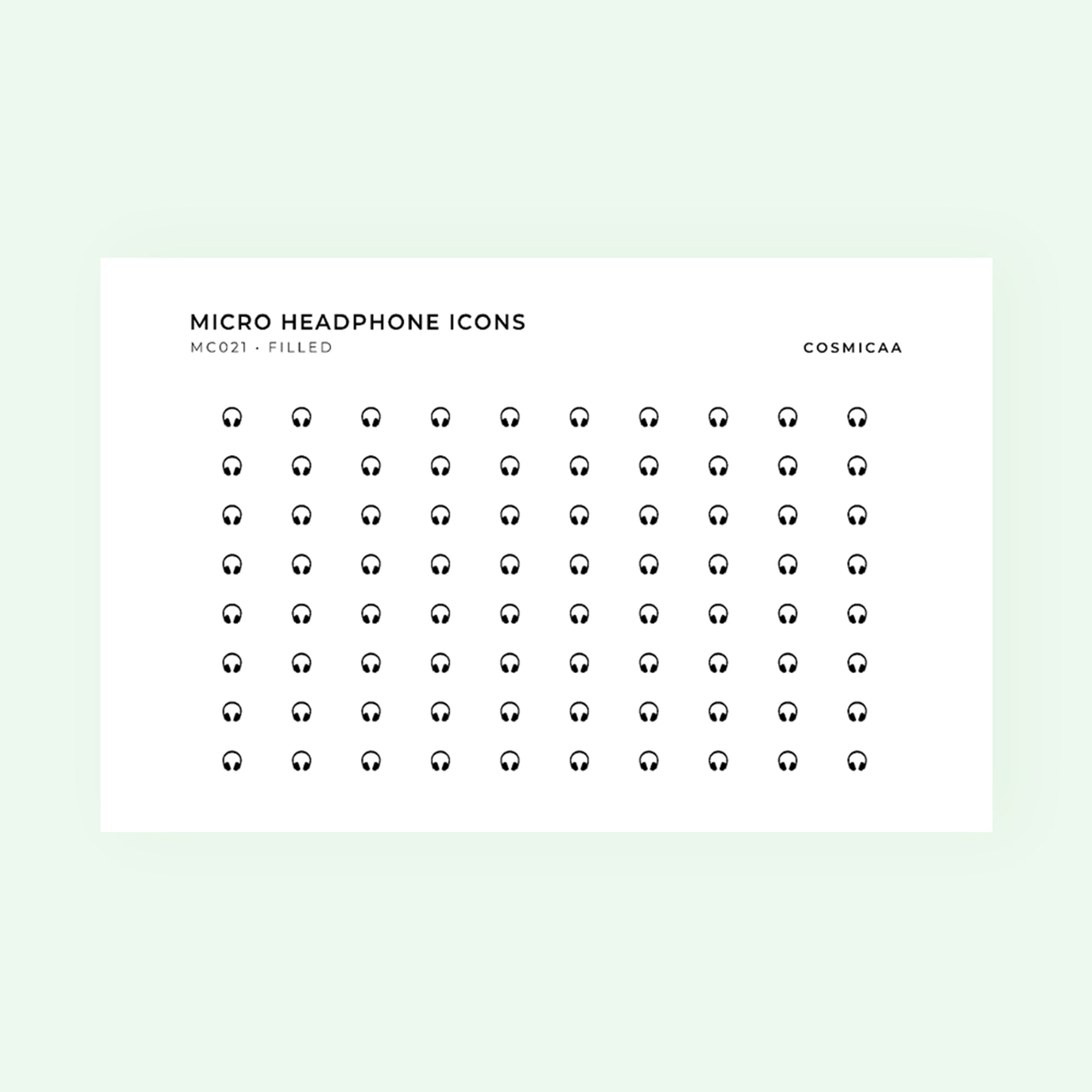 Micro icons - Headphones