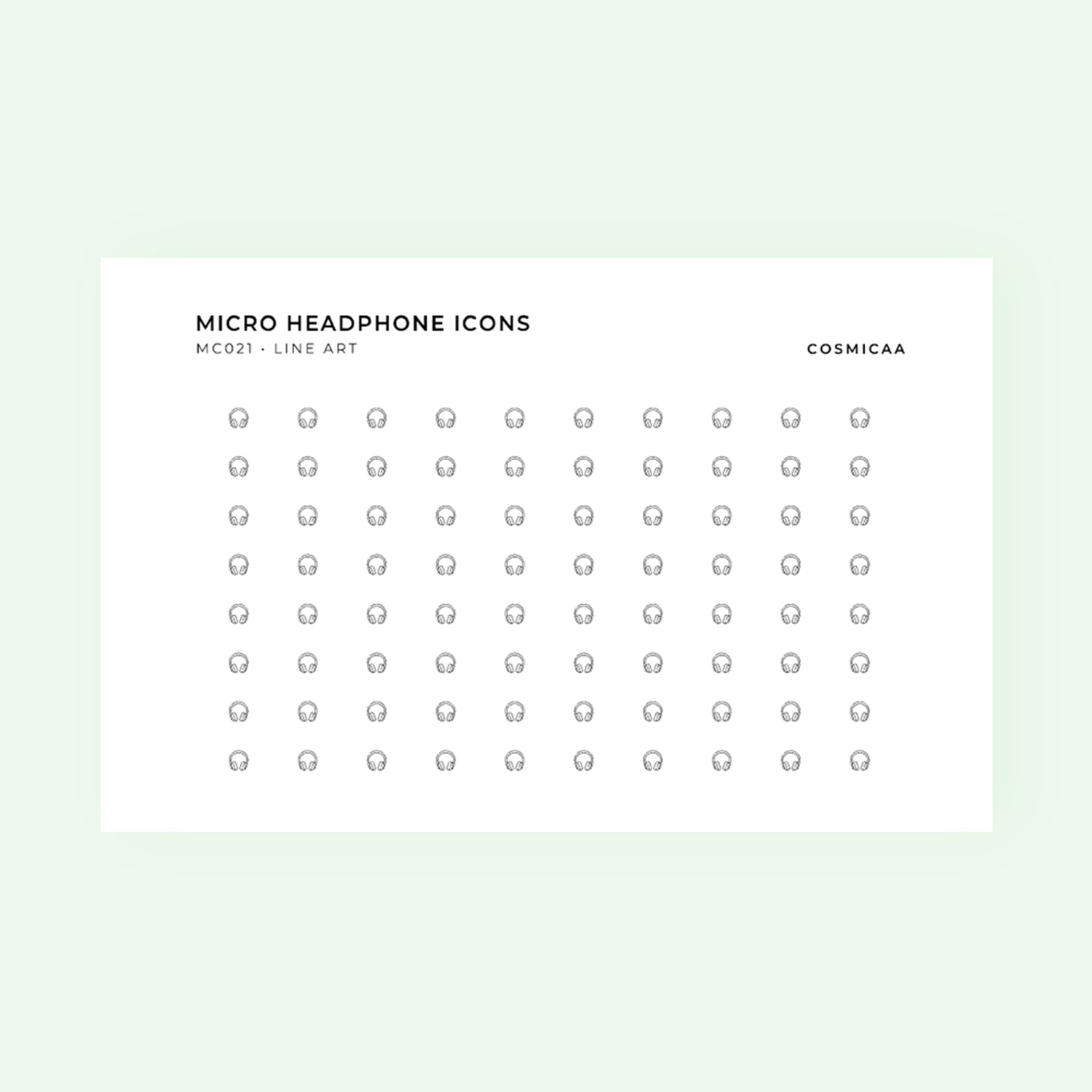 Micro icons - Headphones