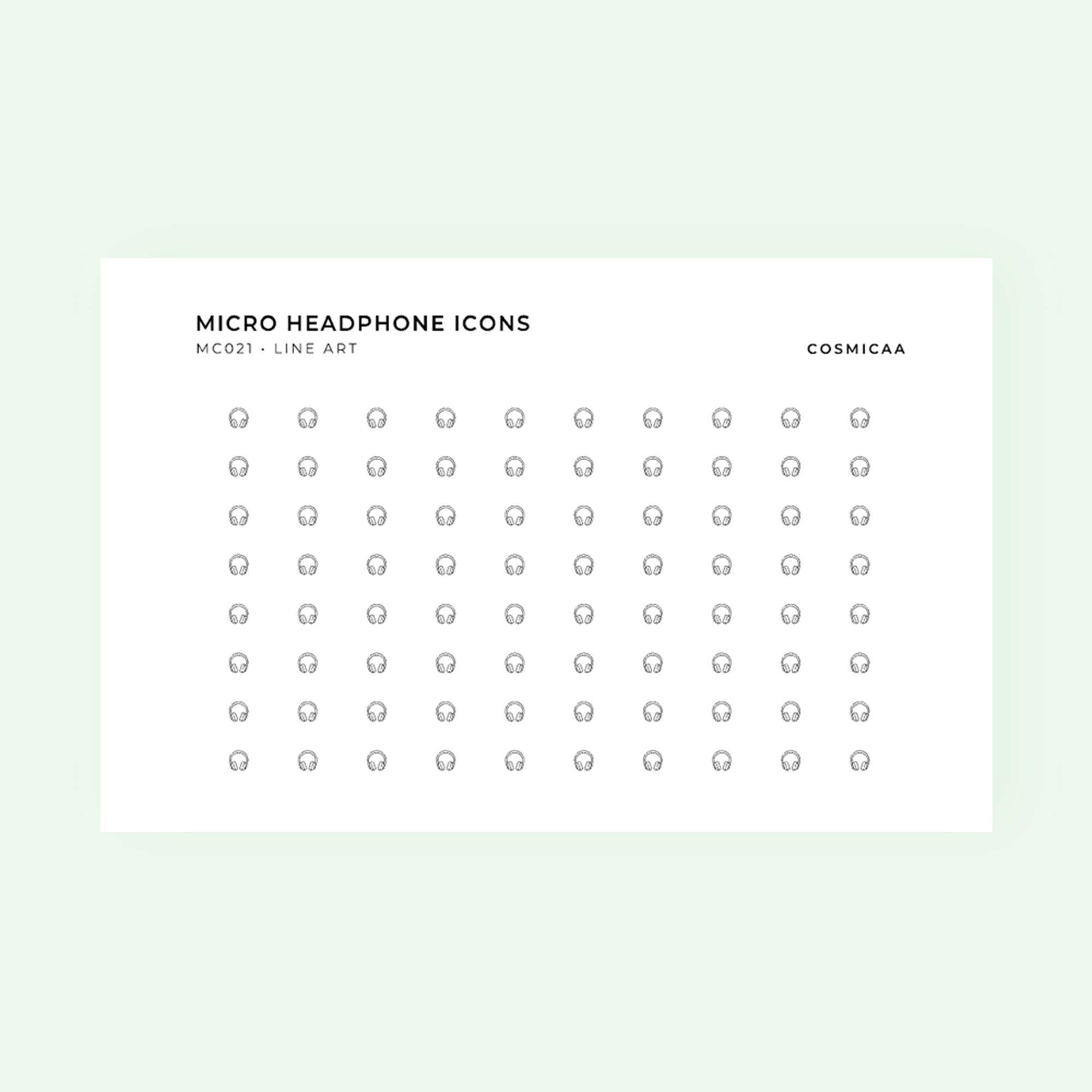 Micro icons - Headphones