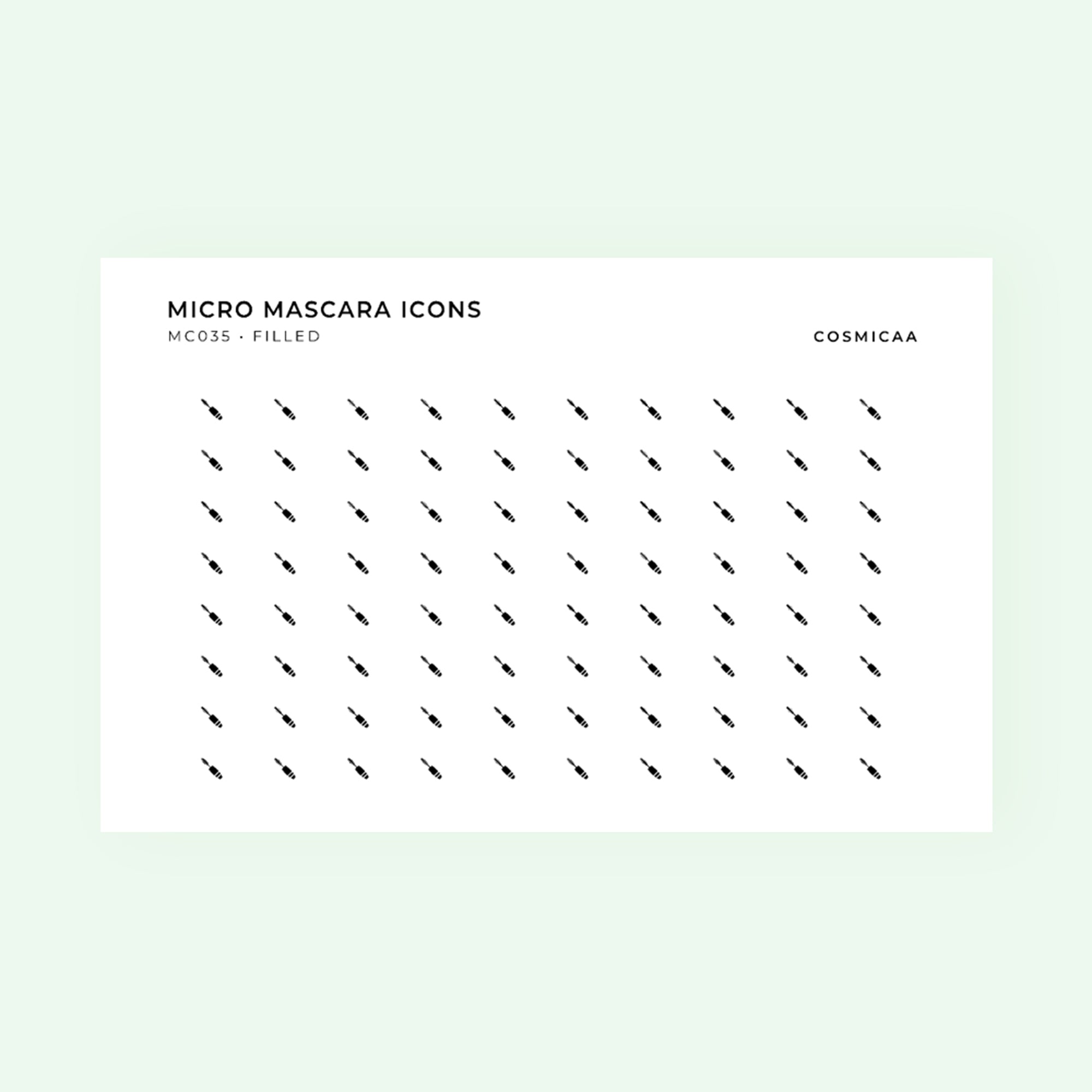 Micro icons - Mascara