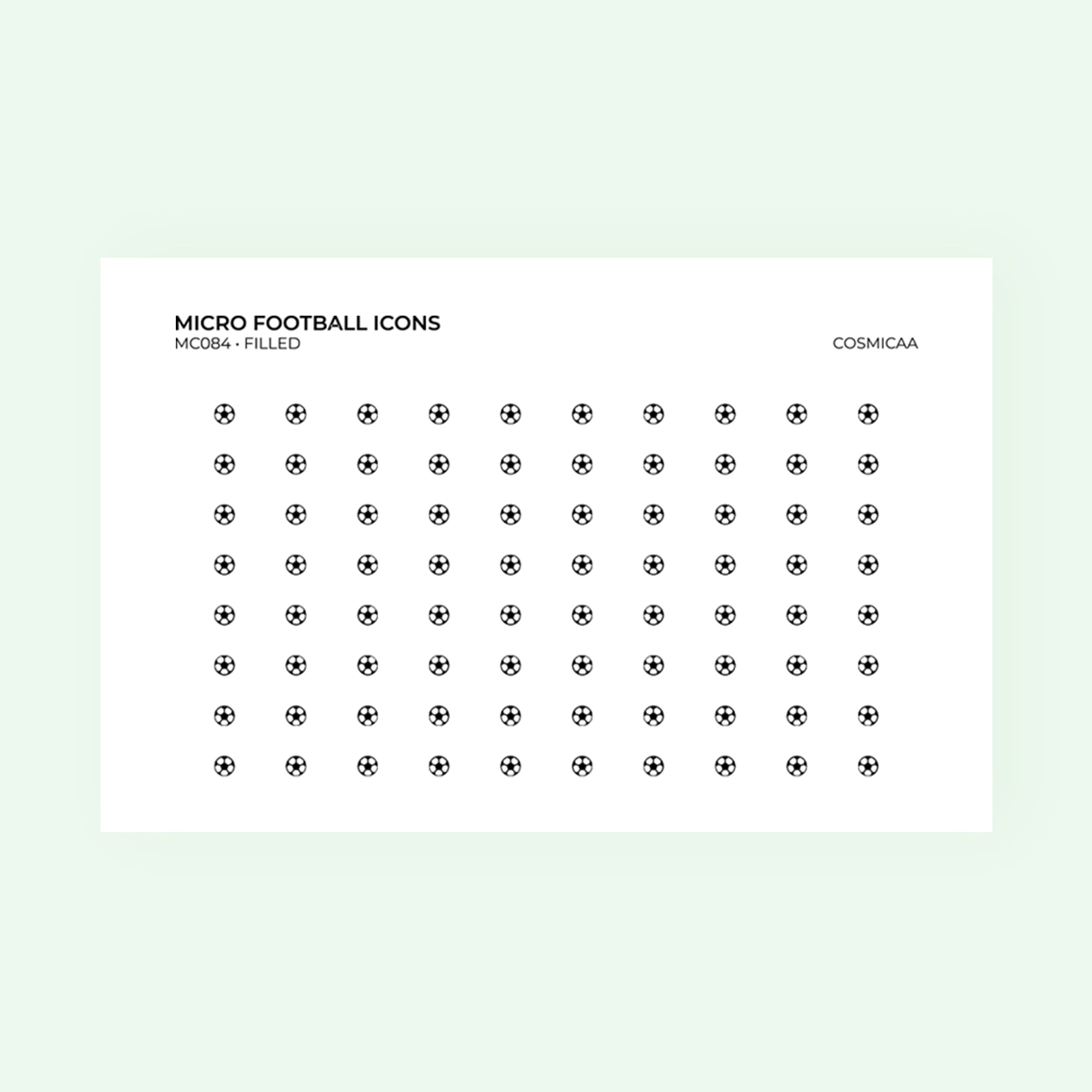 Micro icons - Football / Soccer