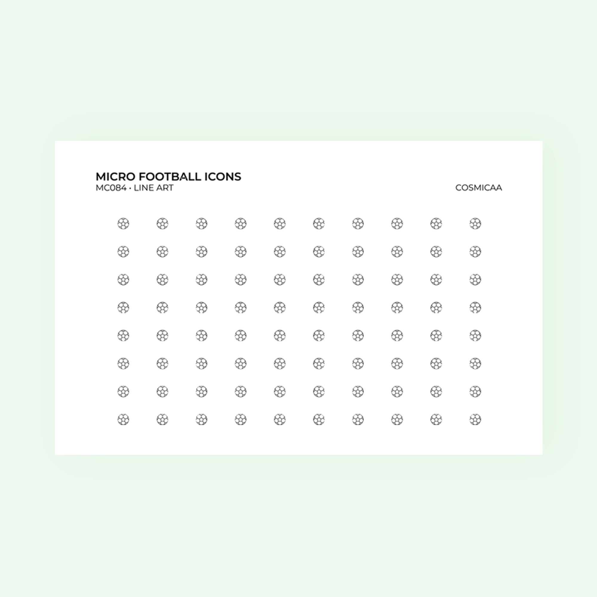 Micro icons - Football / Soccer