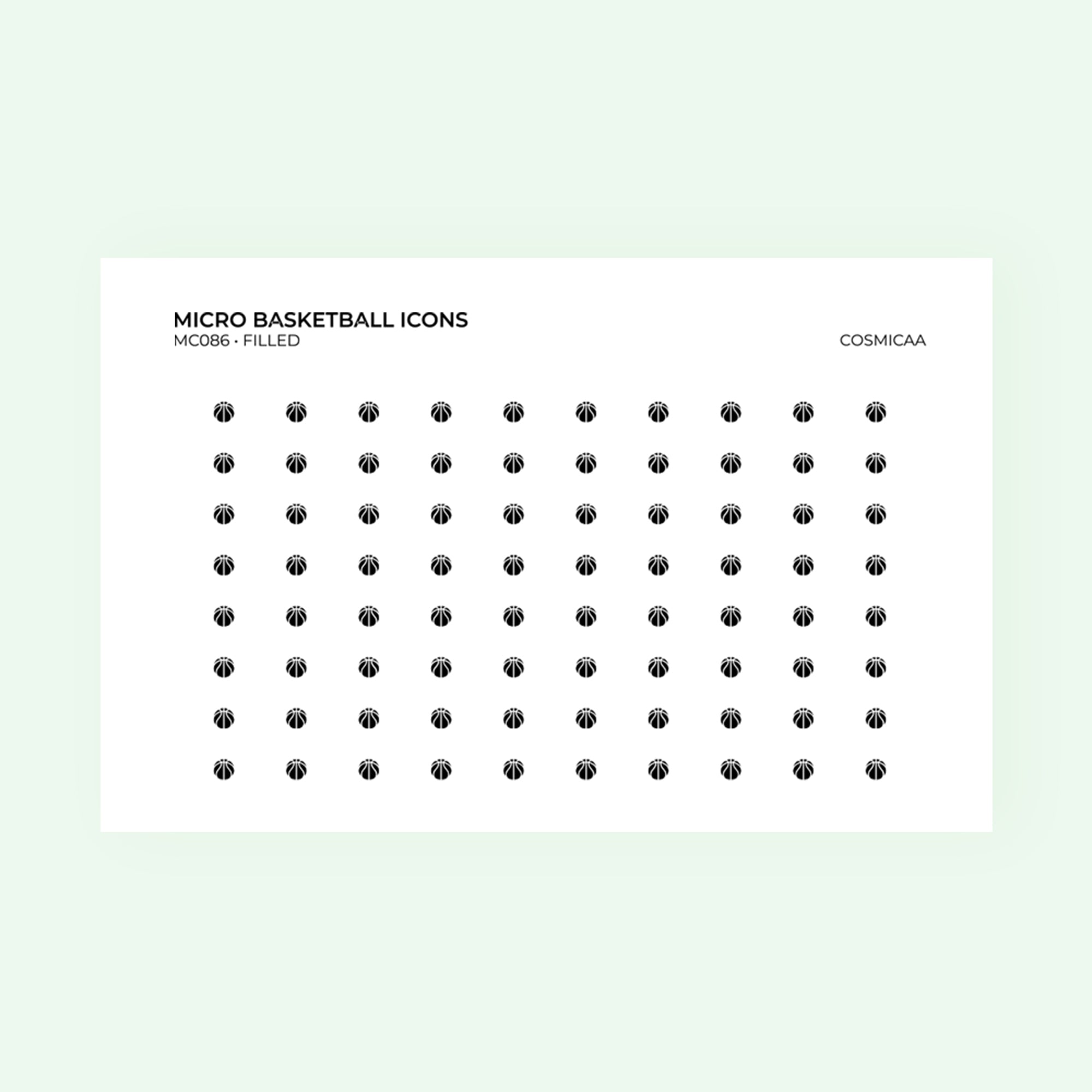 Micro icons - Basketball