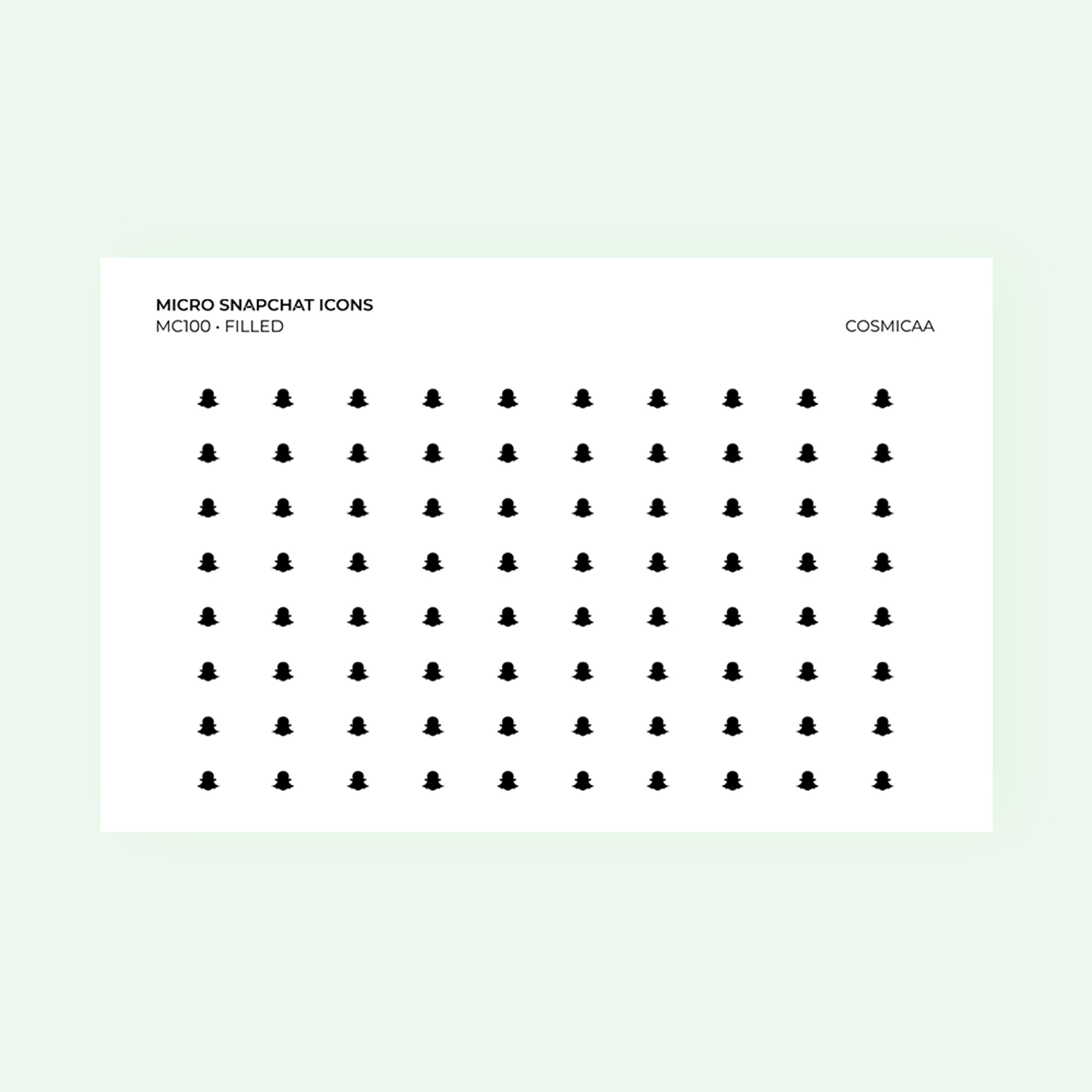 Micro icons - Snapchat