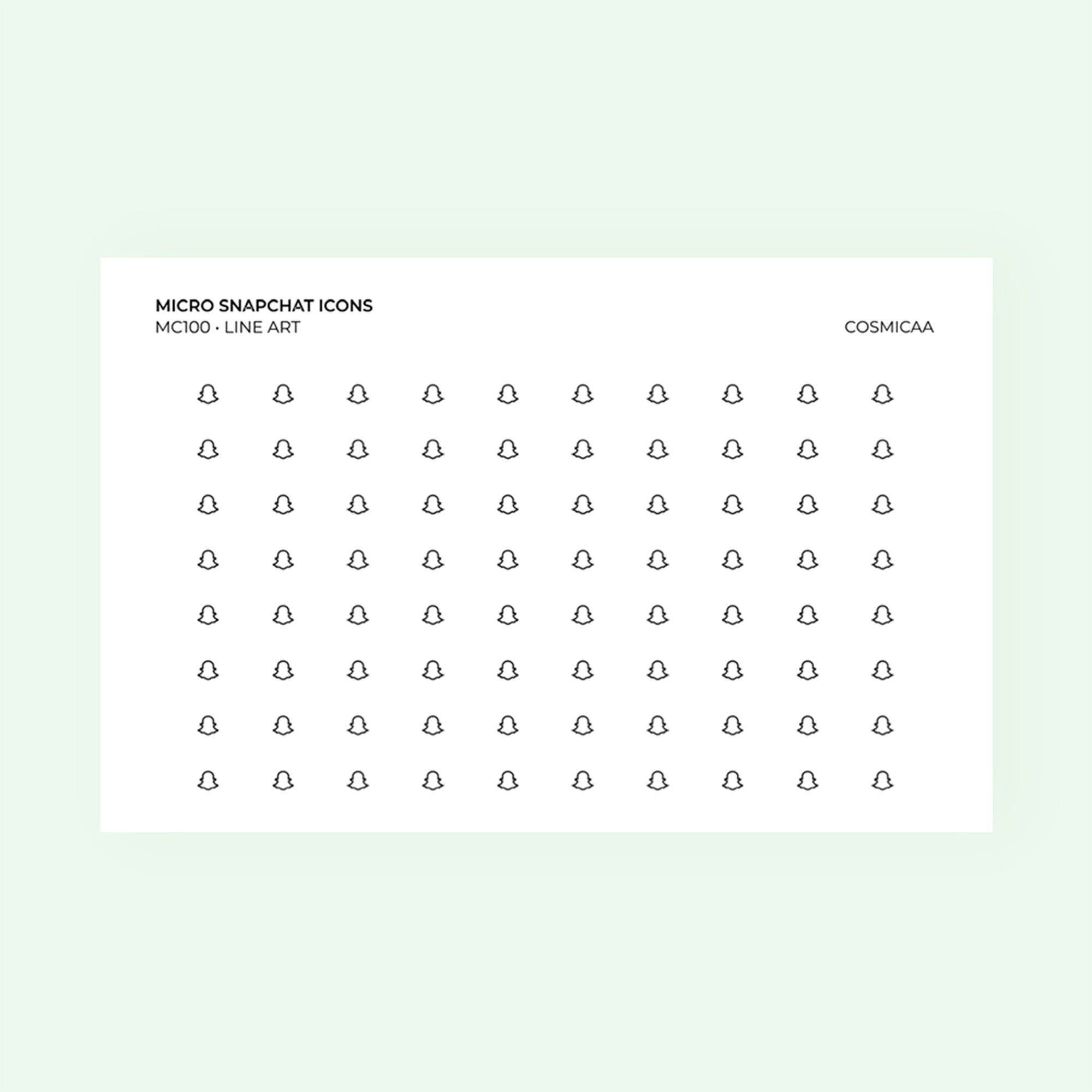 Micro icons - Snapchat