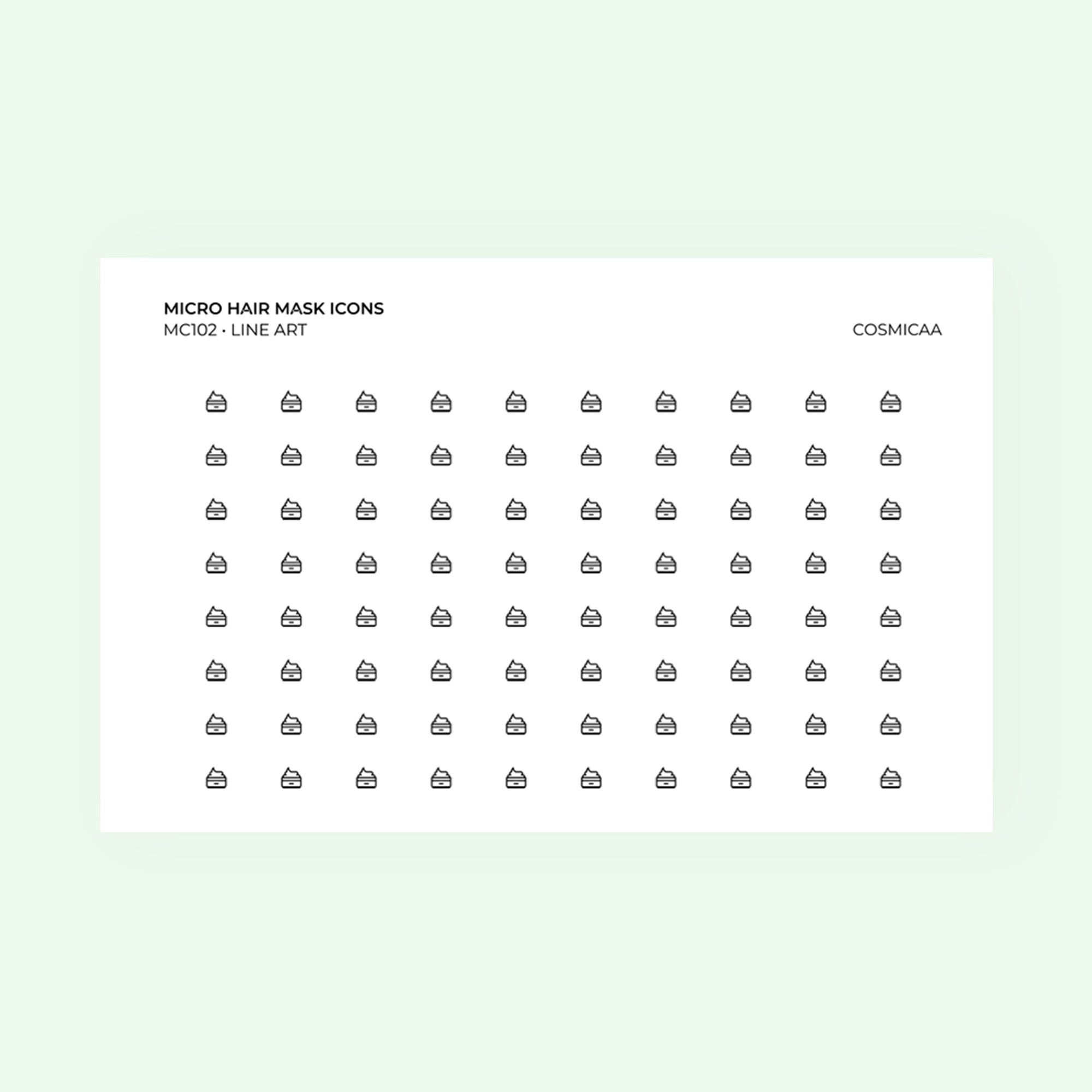 Micro icons - Hair Mask