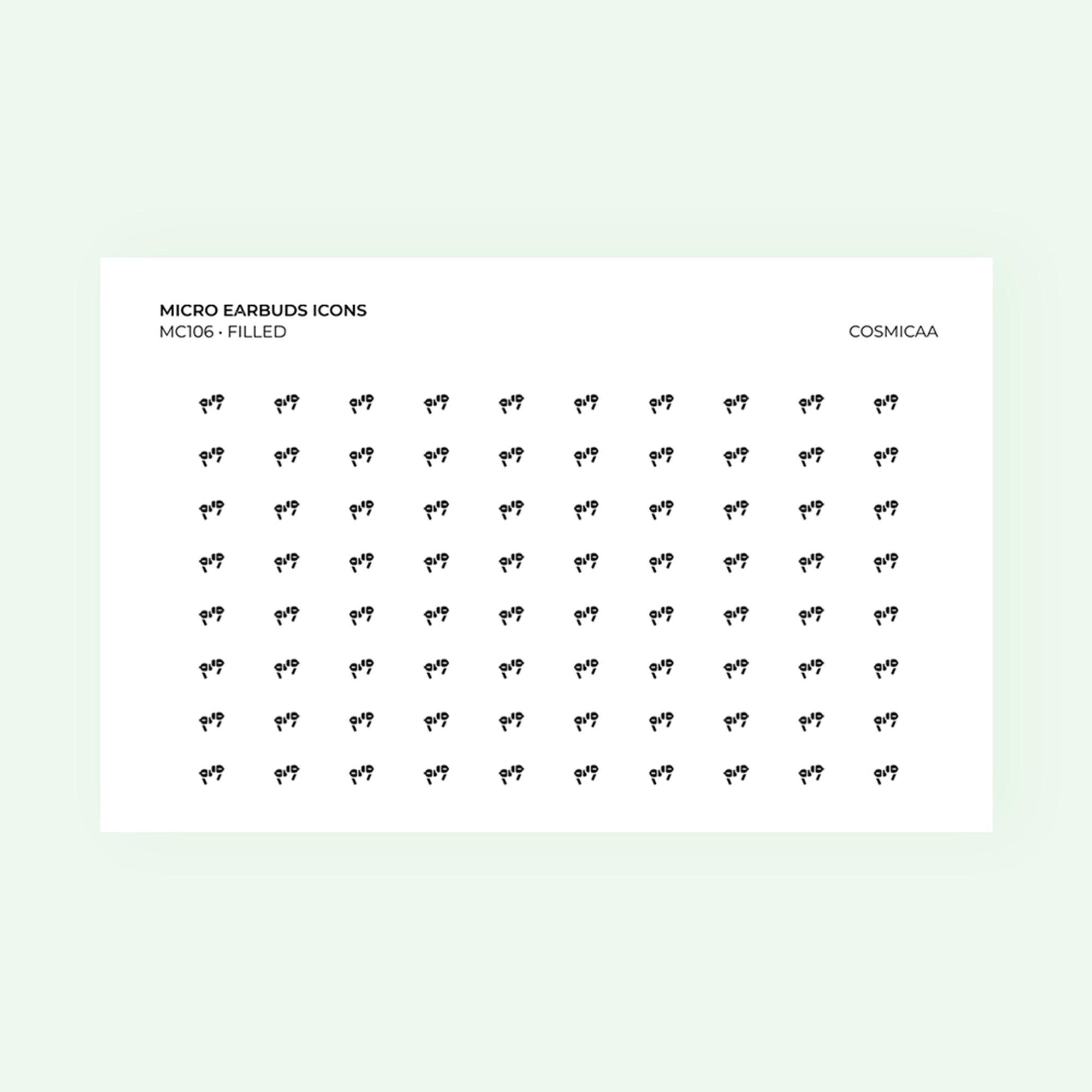 Micro icons - Earbuds