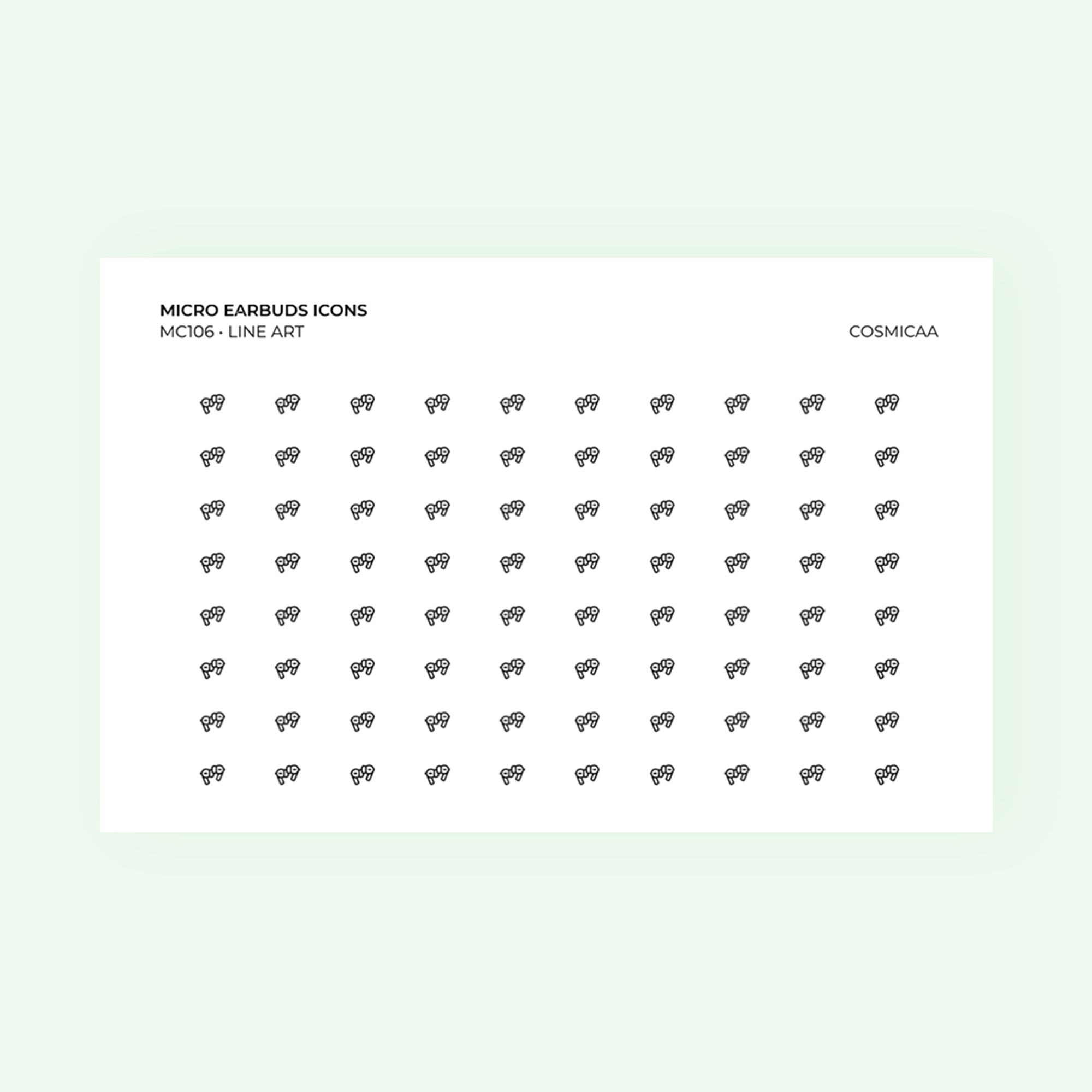 Micro icons - Earbuds