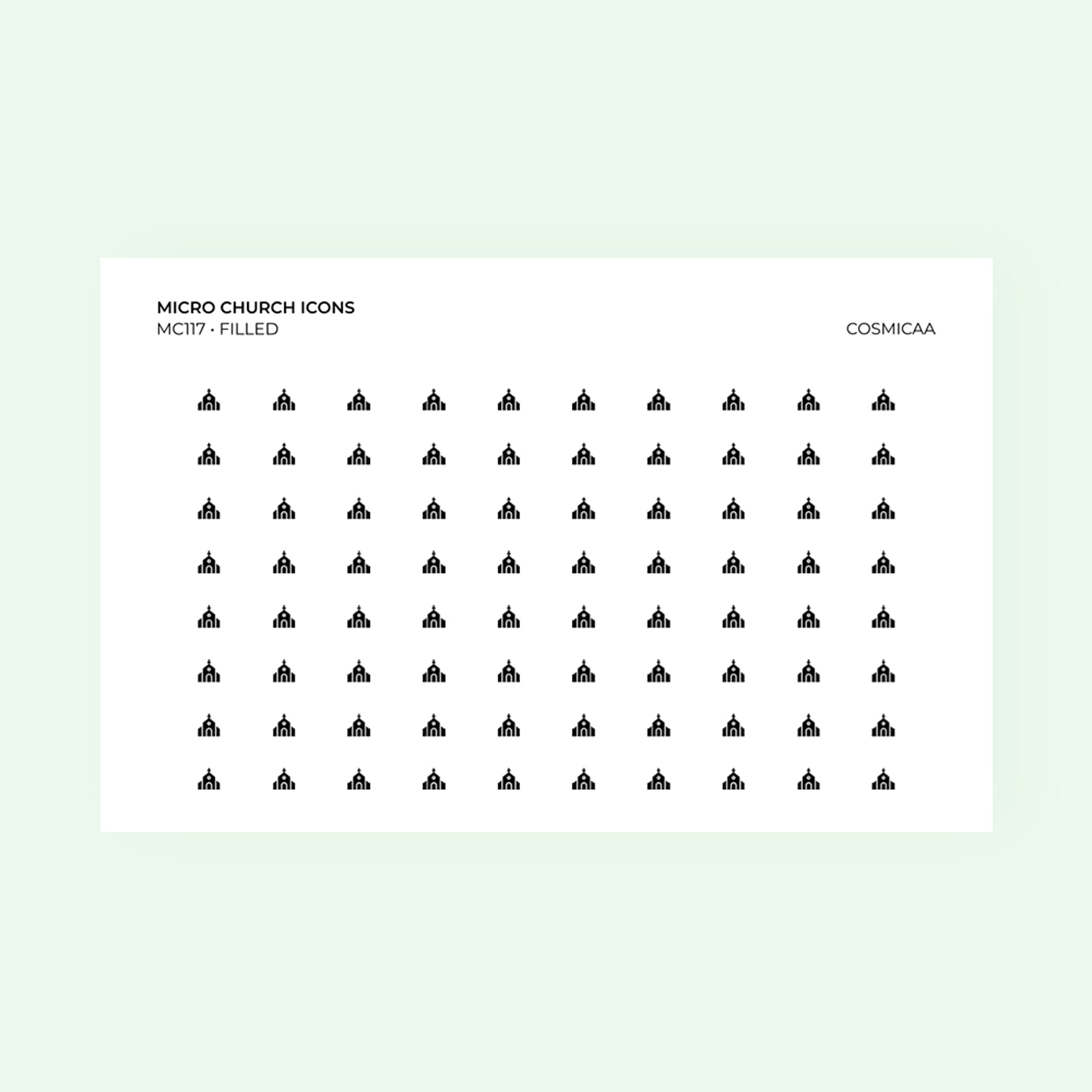 Micro icons - Church