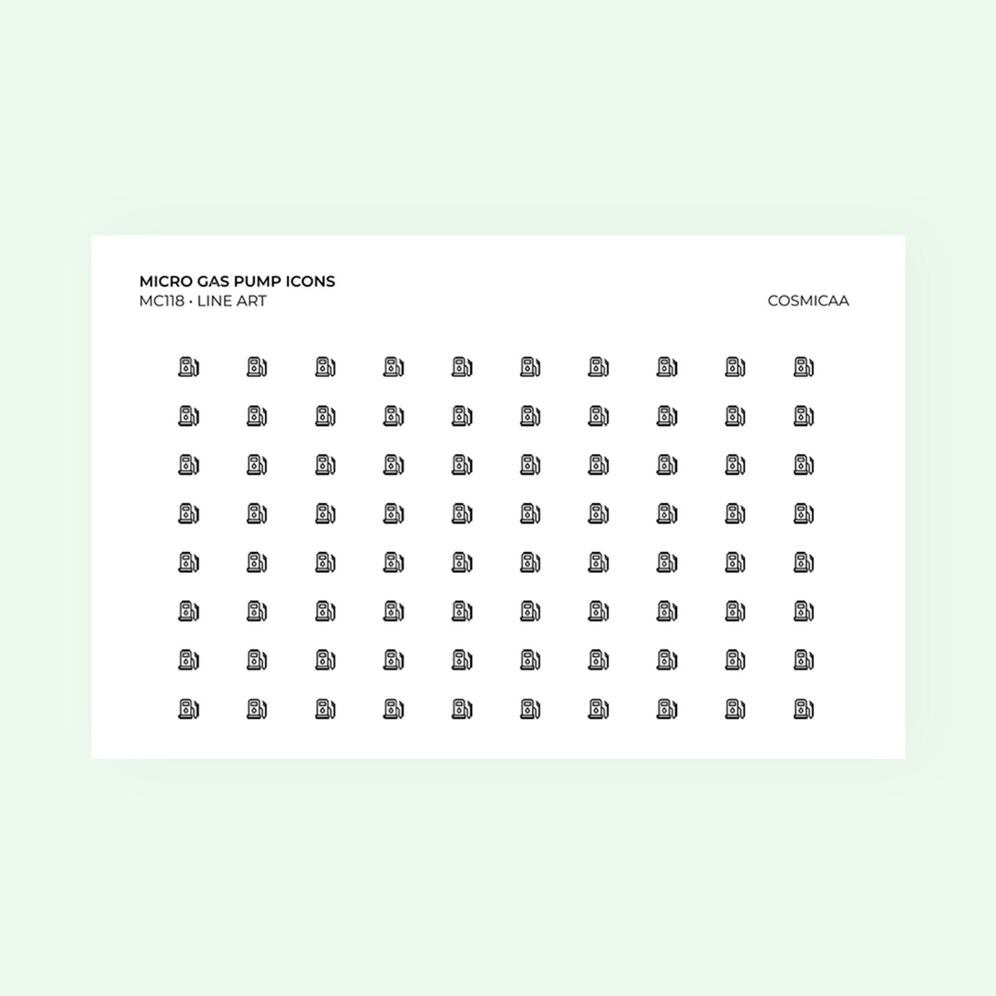 Micro icons - Gas Pump