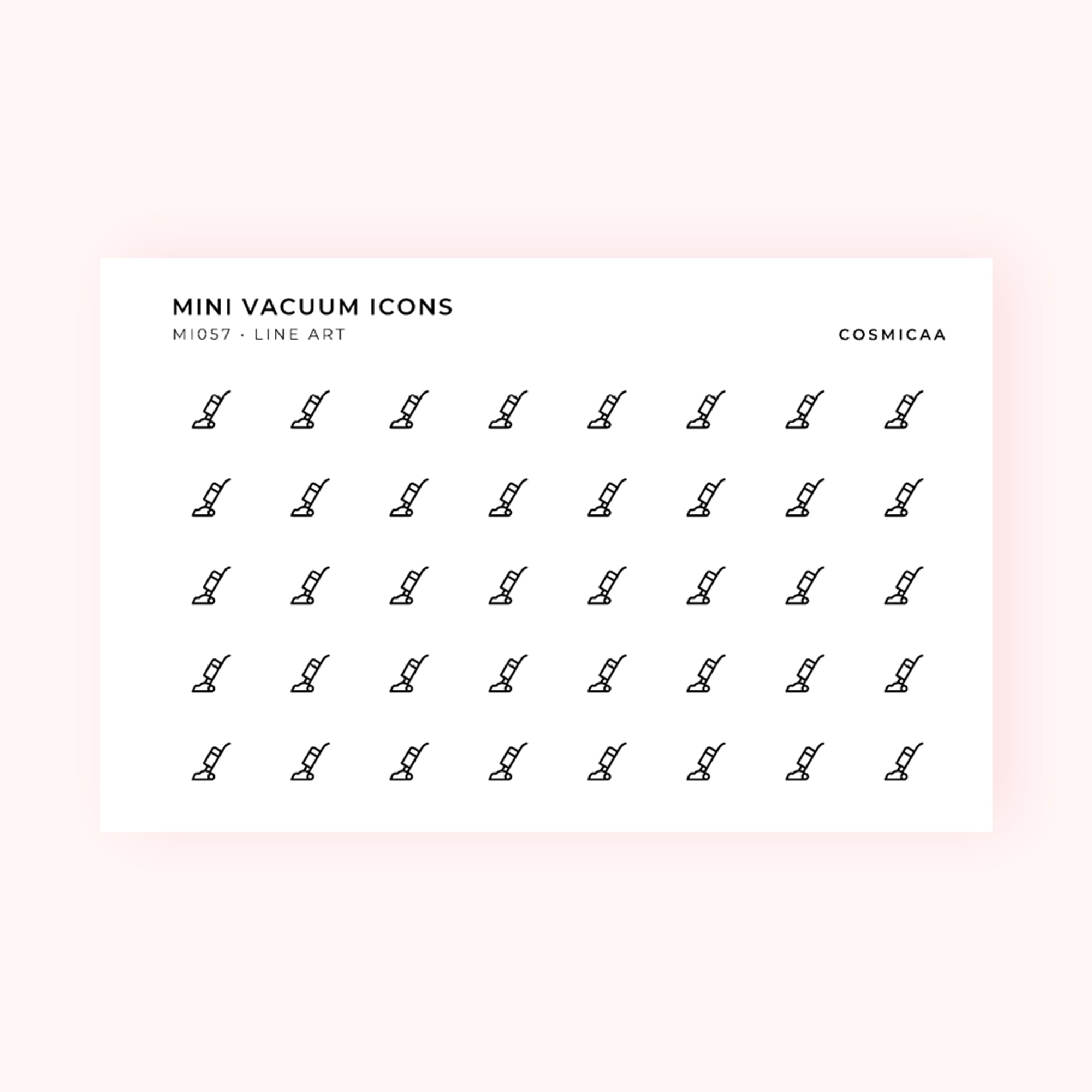 Mini icons - Vacuum Cleaner