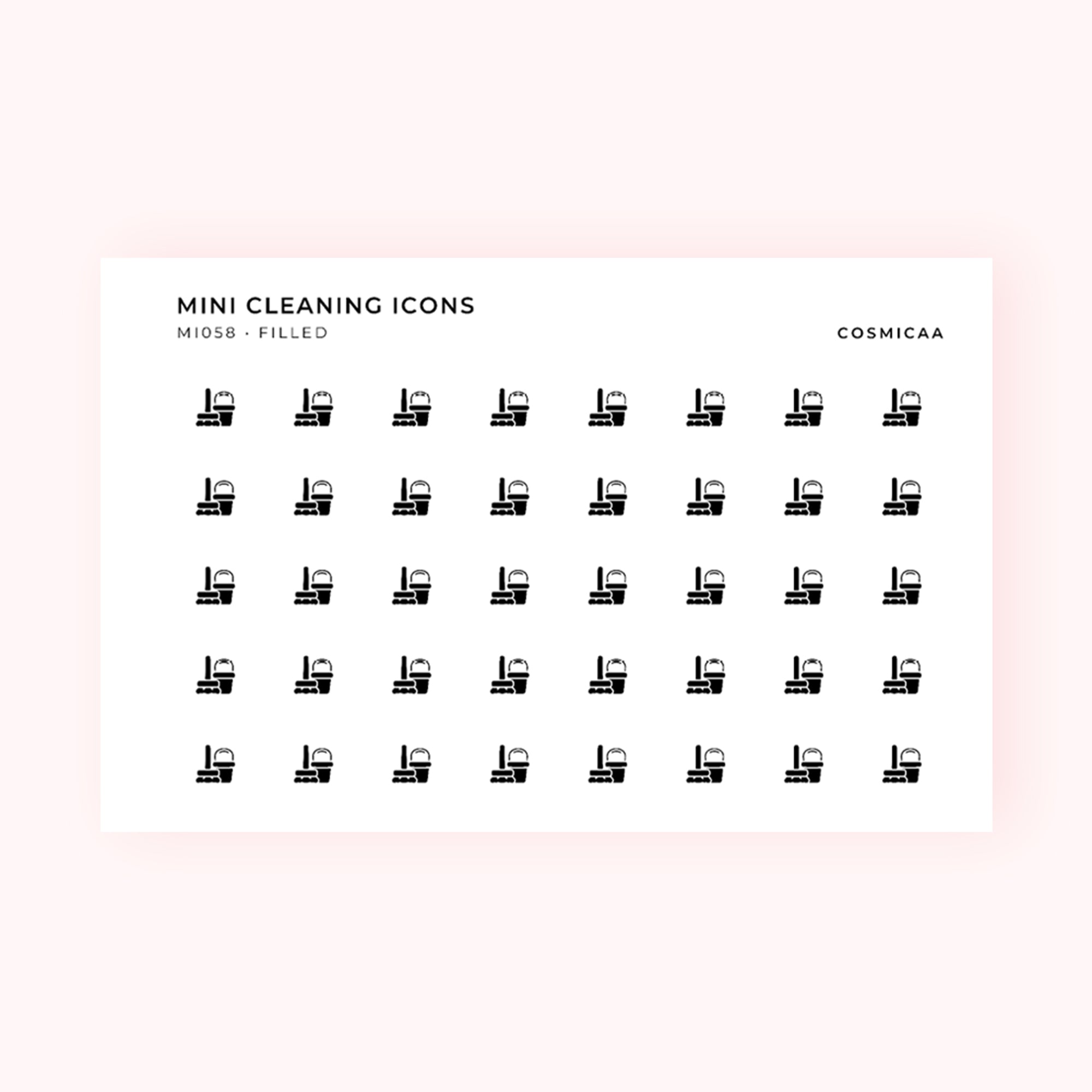 Mini icons - Cleaning