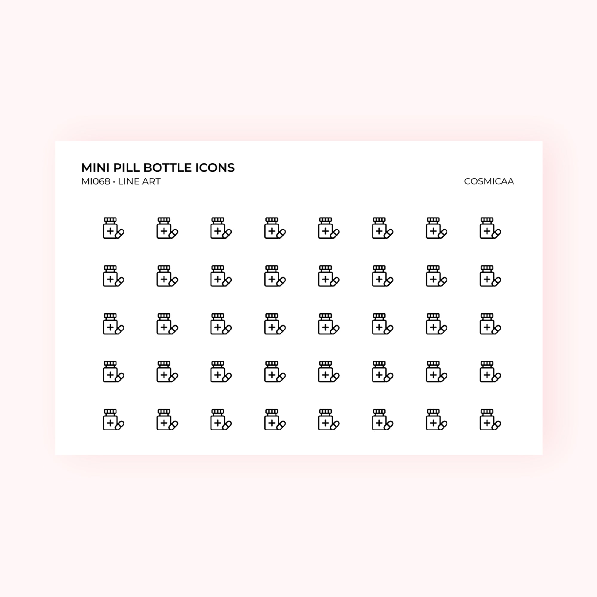 Mini icons - Pill Bottle