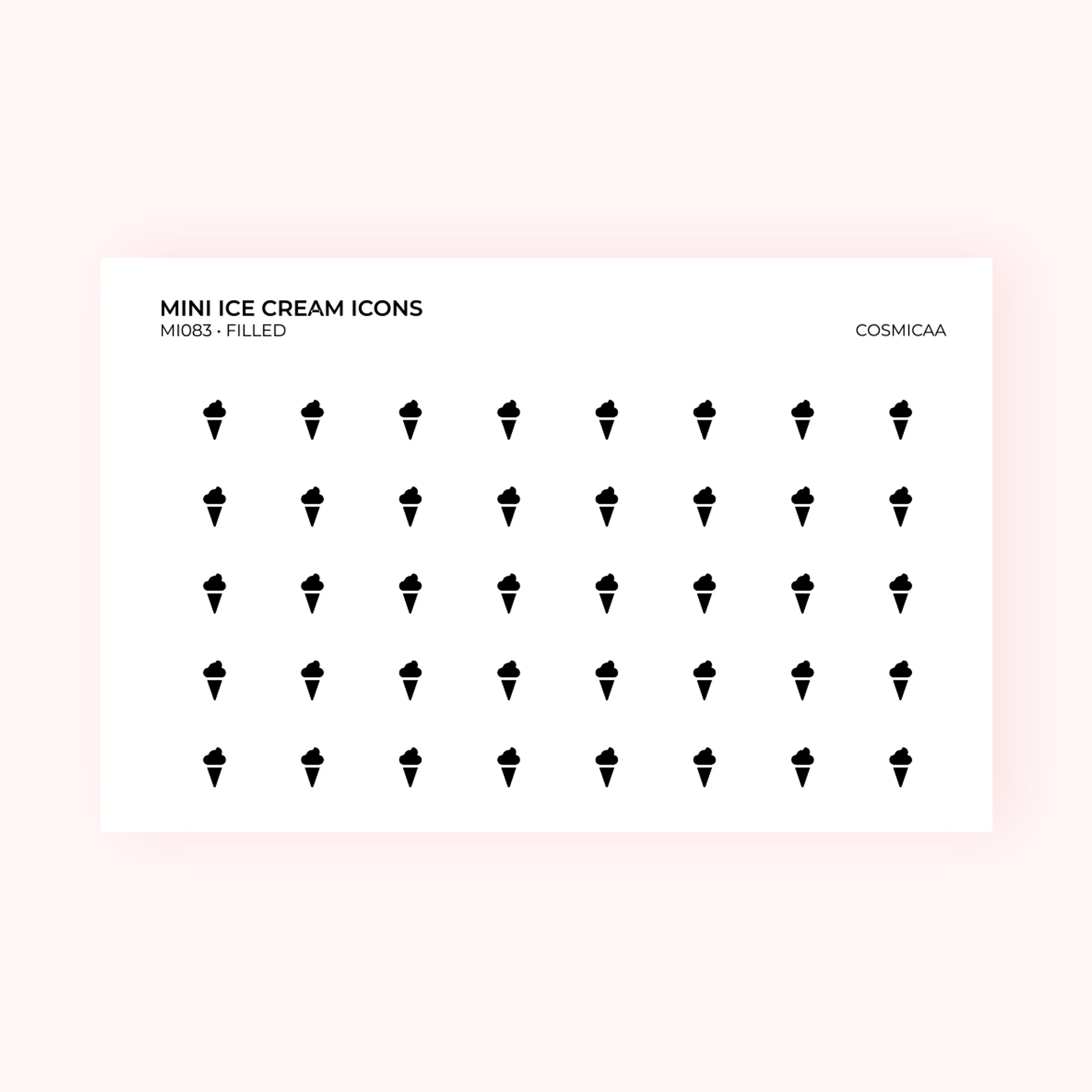 Mini icons - Ice Cream