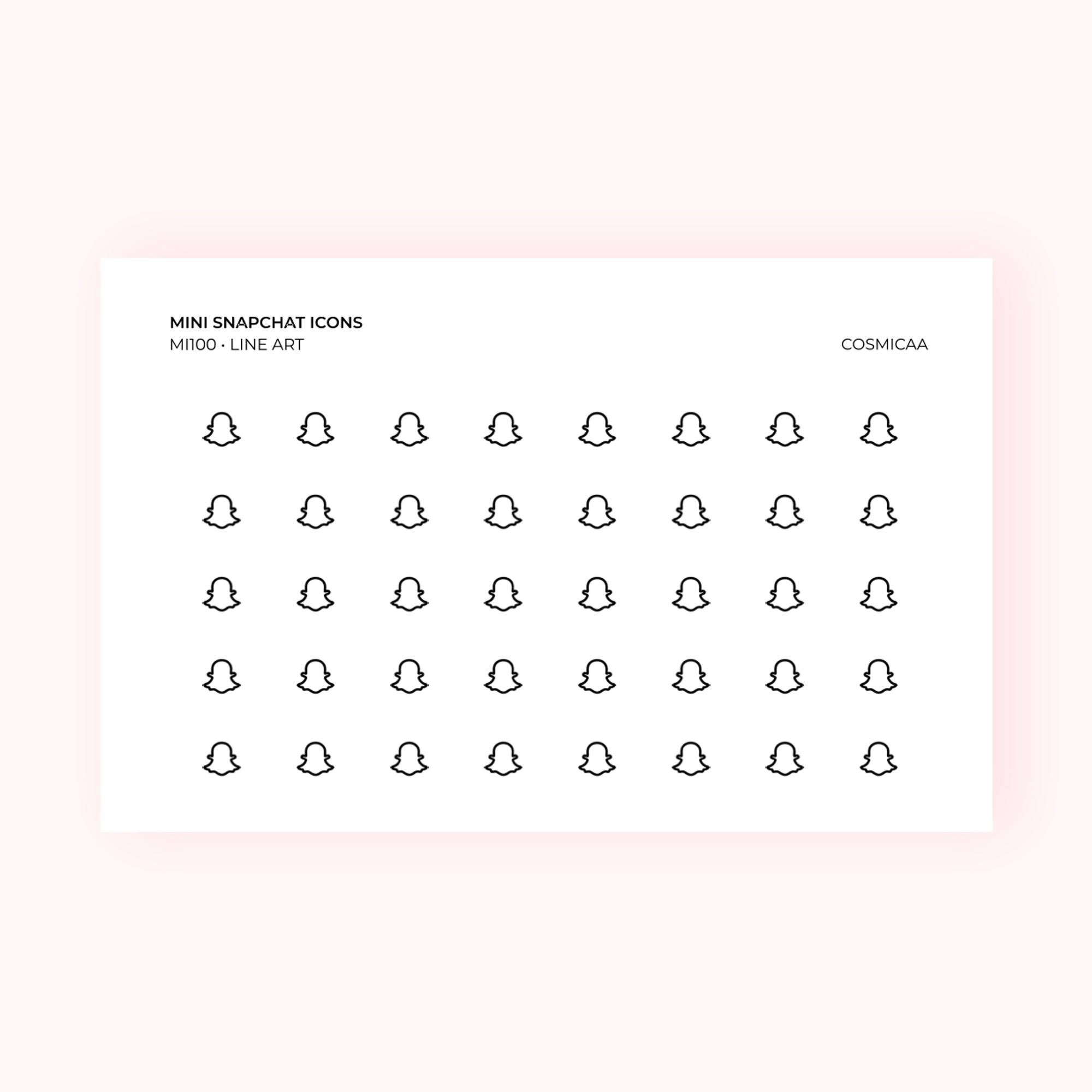 Mini icons - Snapchat