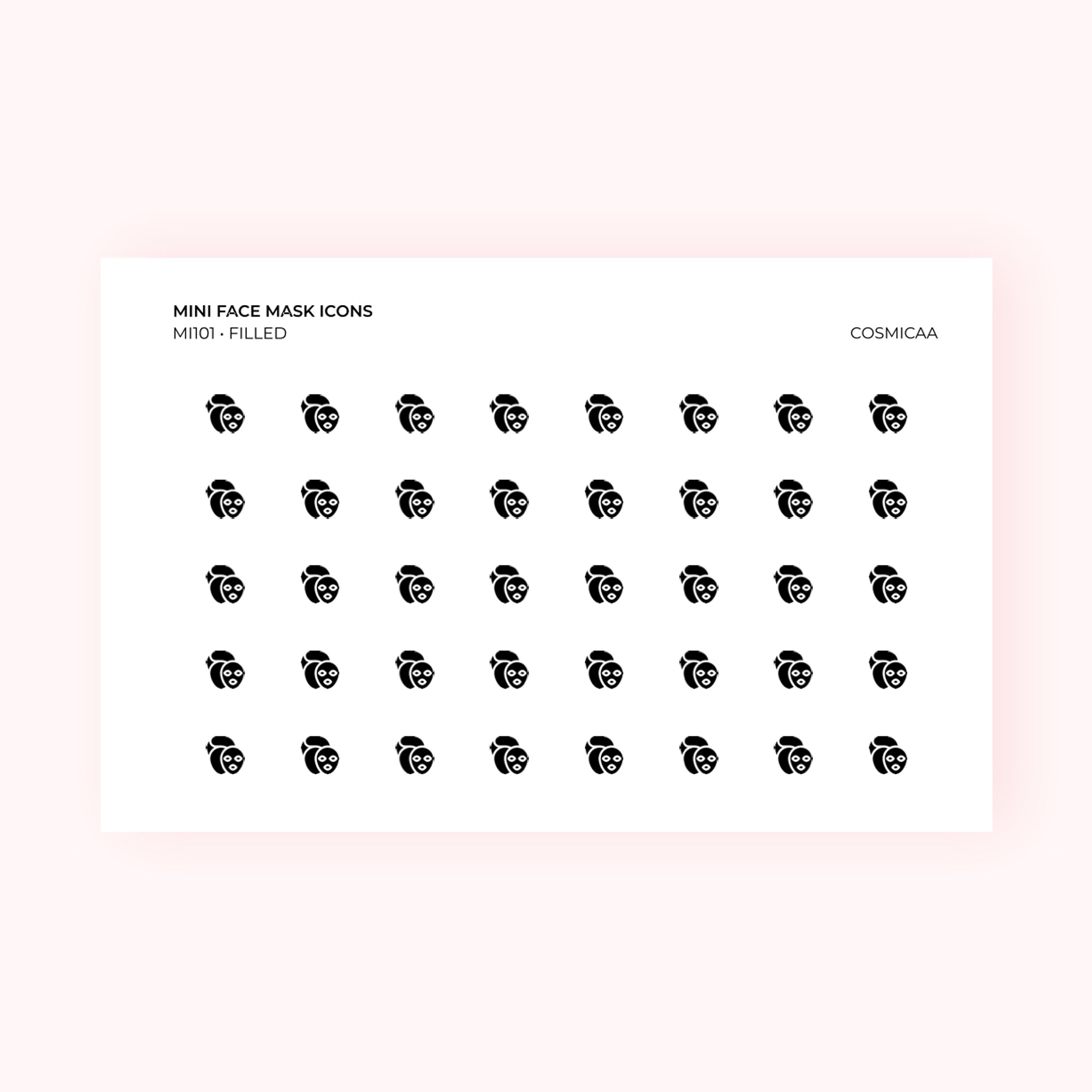 Mini icons - Face Mask