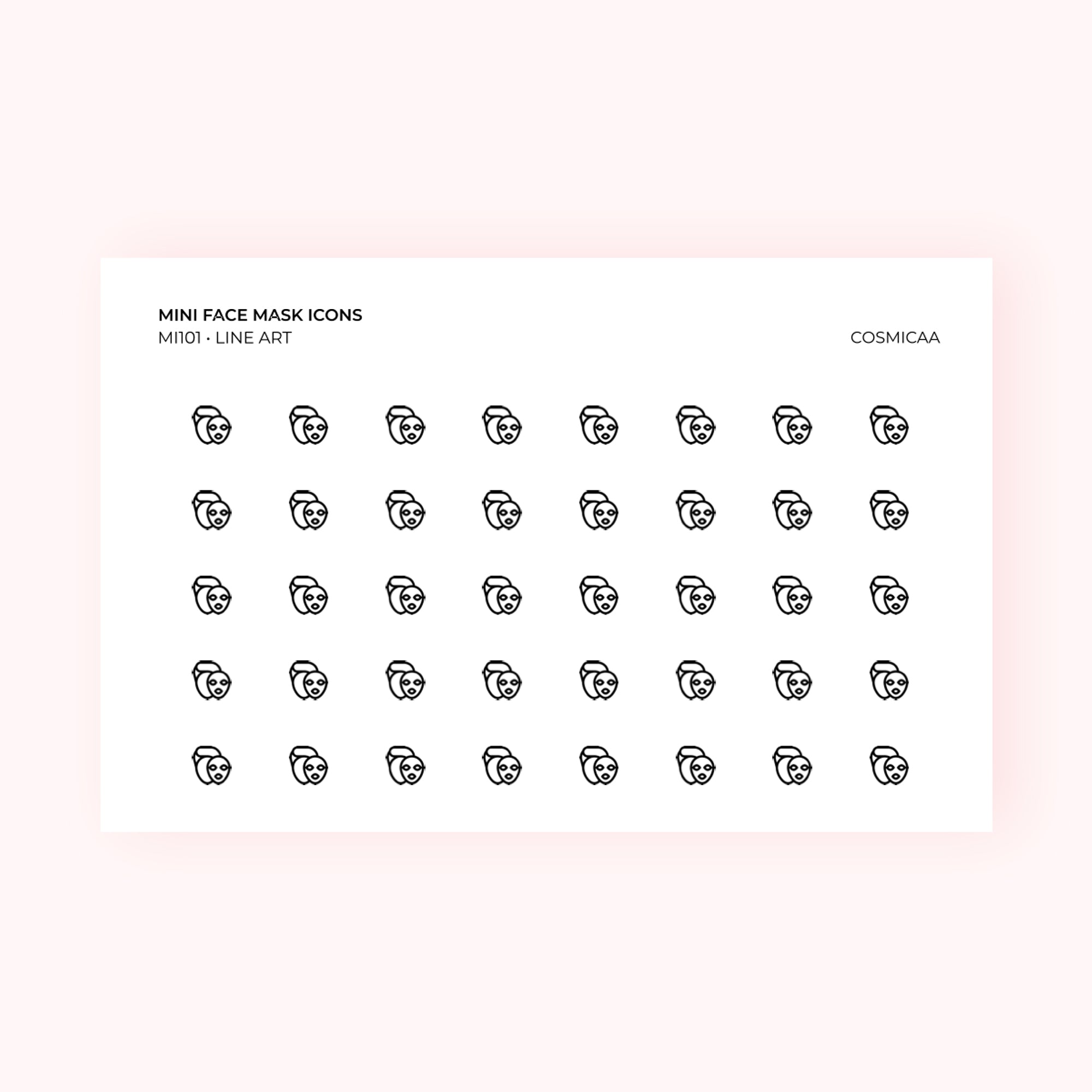 Mini icons - Face Mask