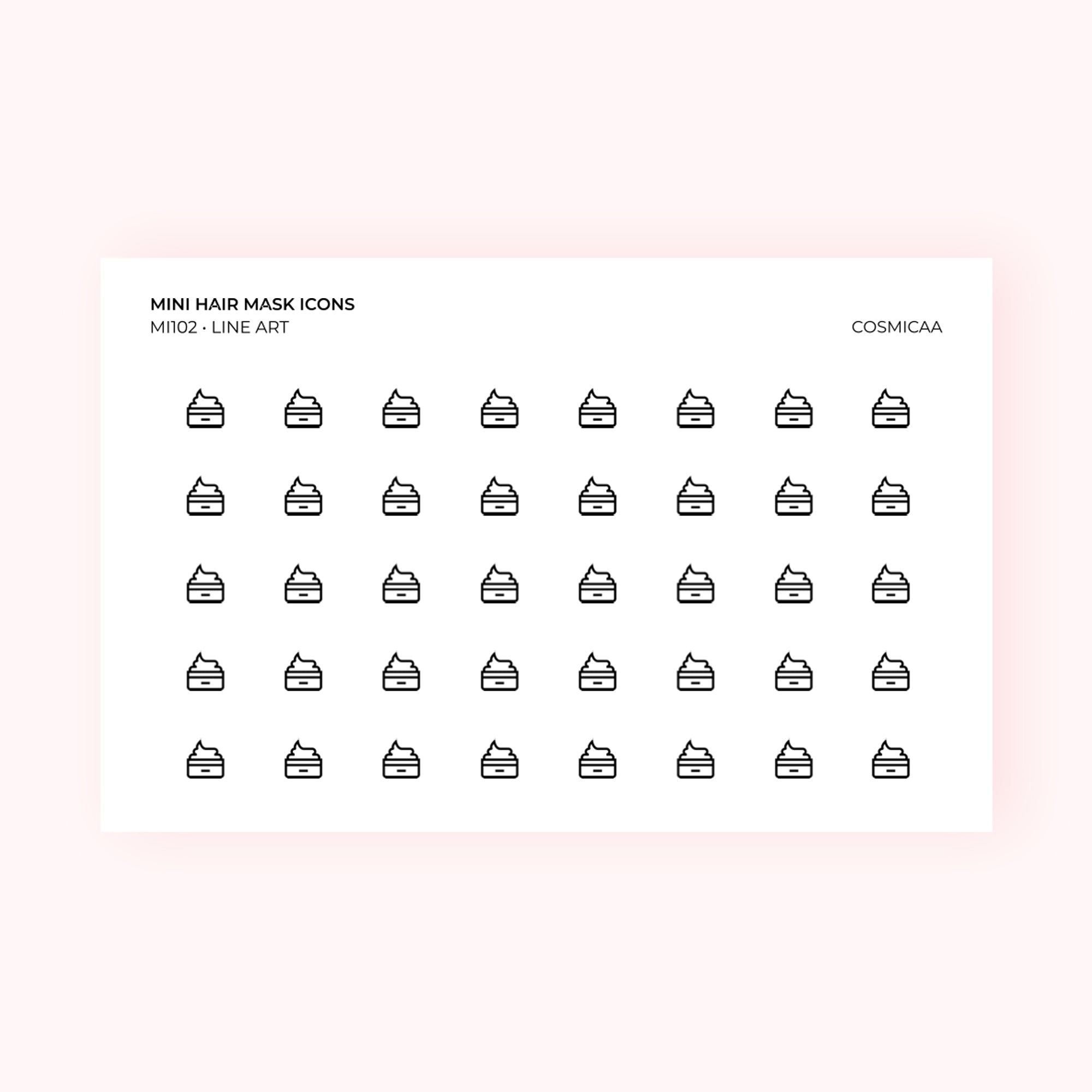 Mini icons - Hair Mask