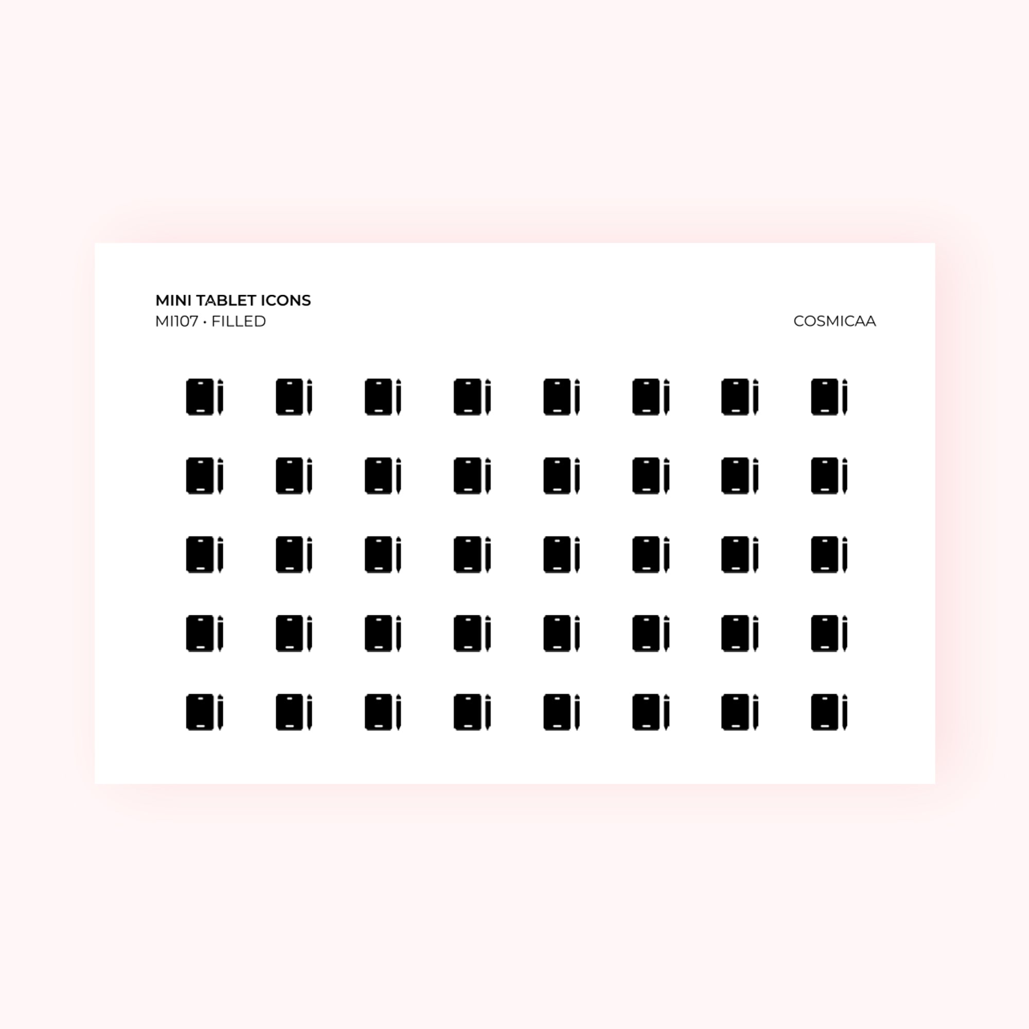 Mini icons - Tablet