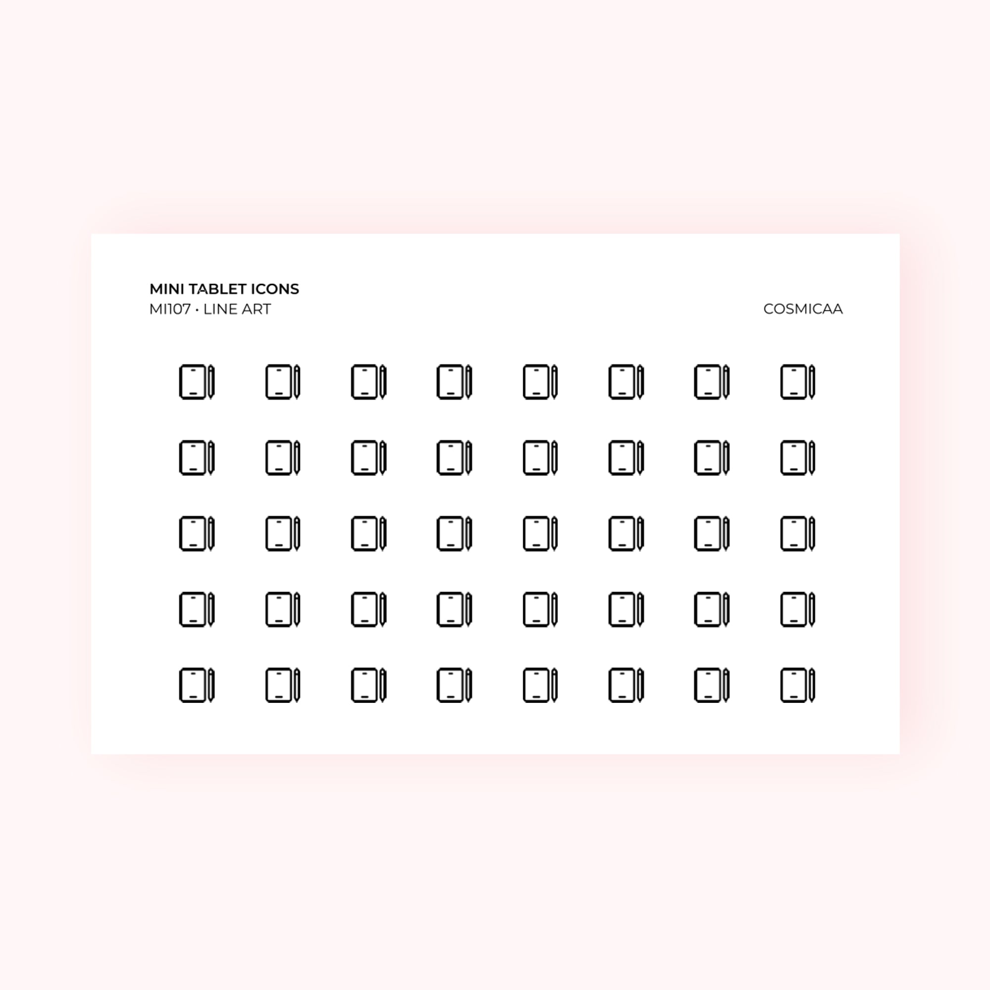 Mini icons - Tablet