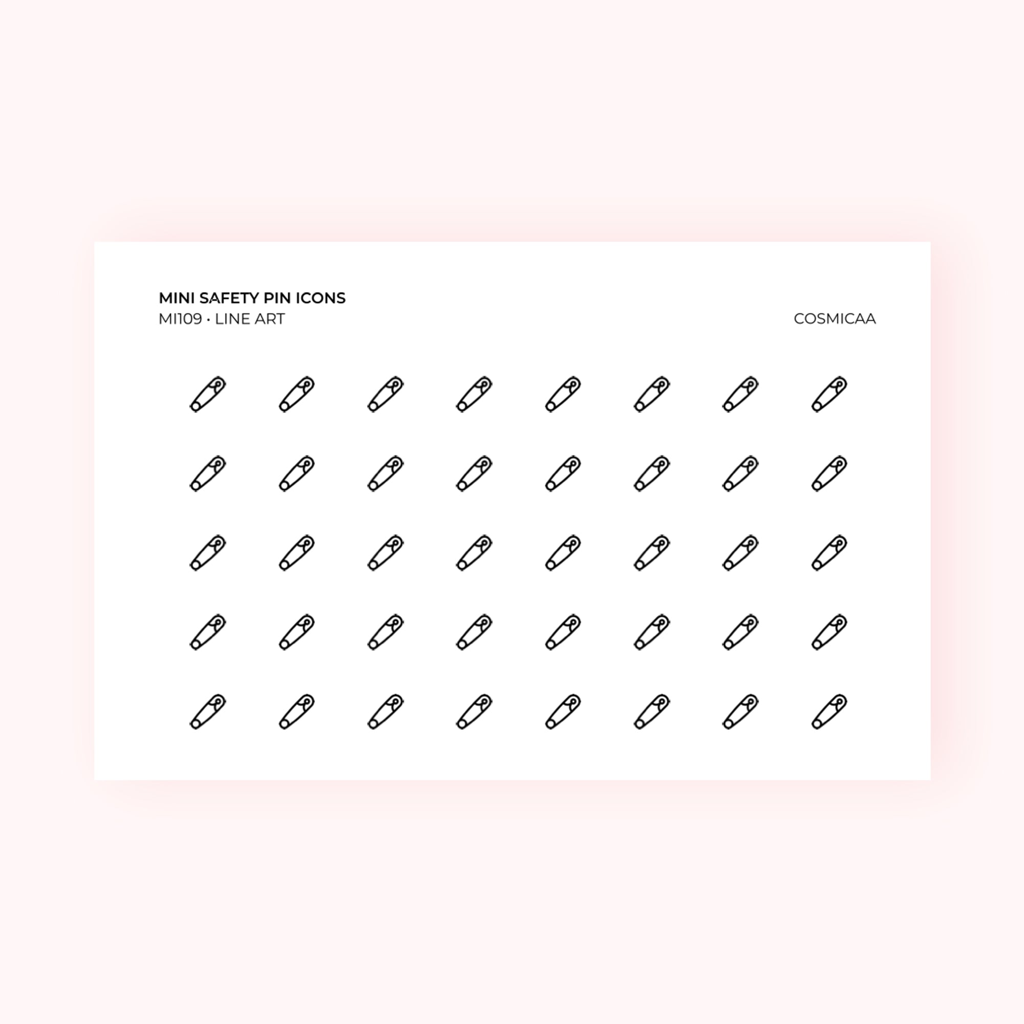 Mini icons - Safety Pin