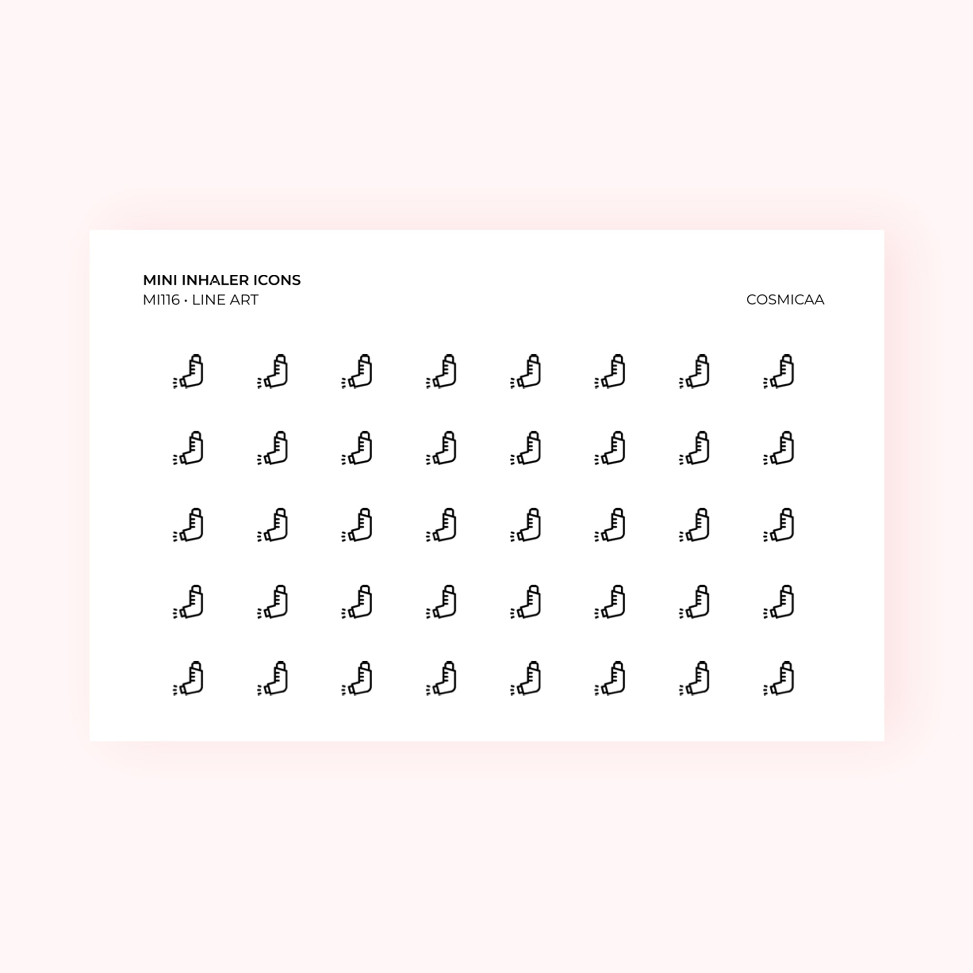 Mini icons - Inhaler