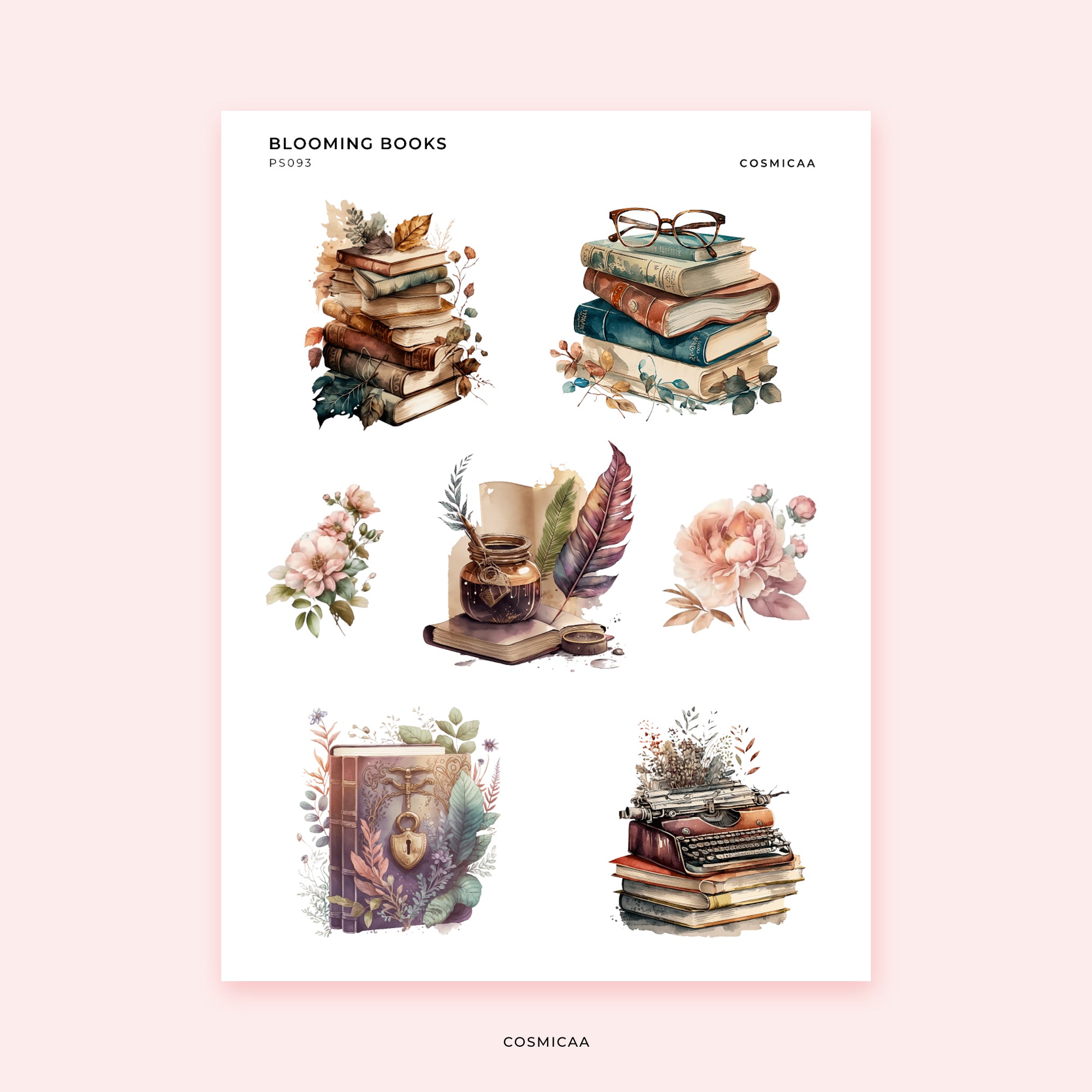 Blooming Books - Planner Stickers