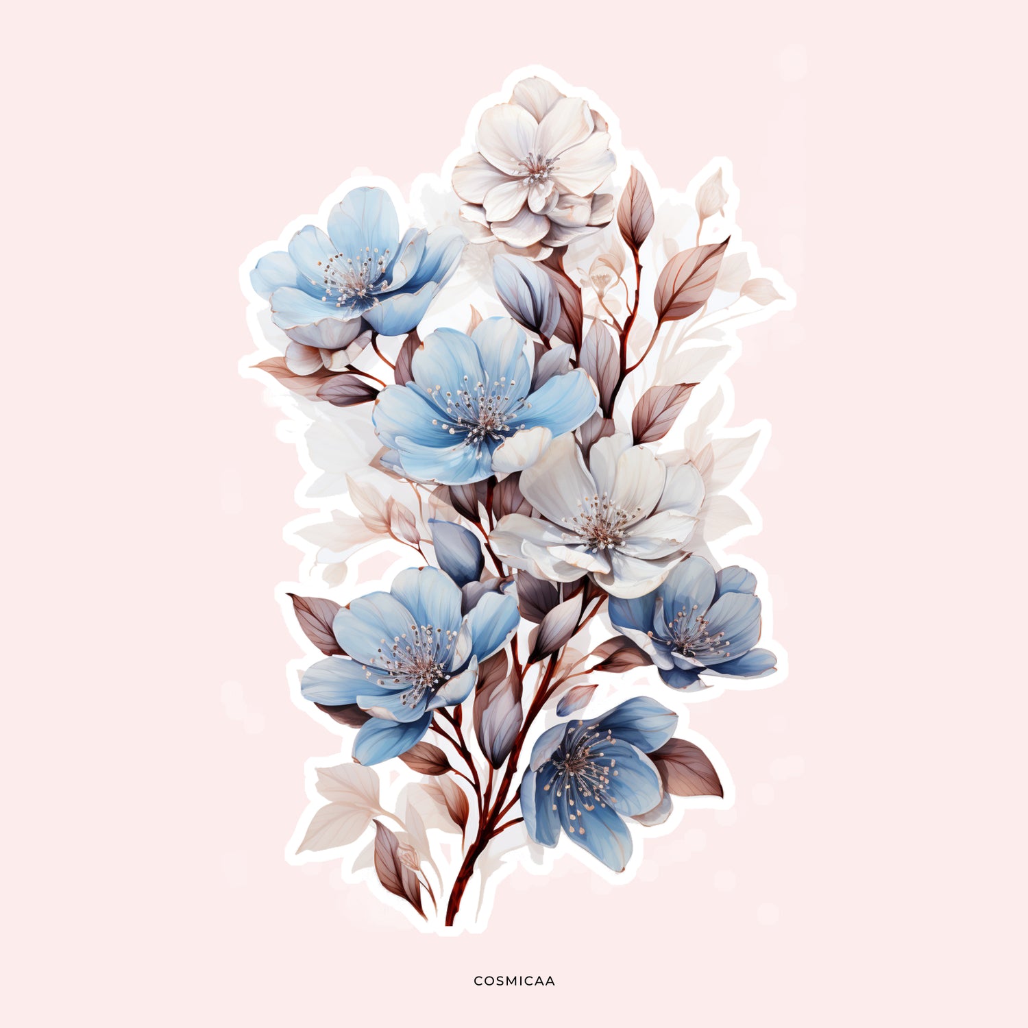 Floral die-cuts - Planner Stickers