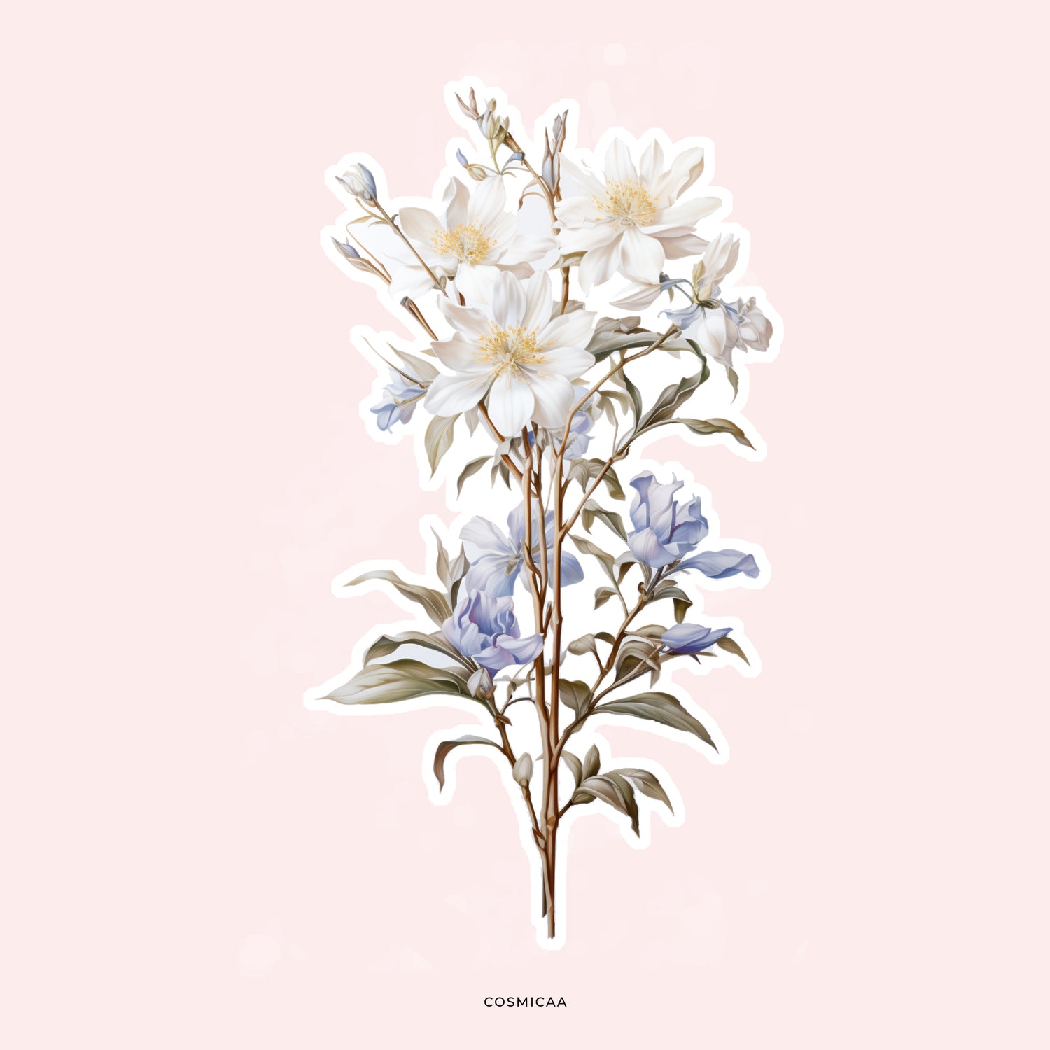 Floral die-cuts - Planner Stickers