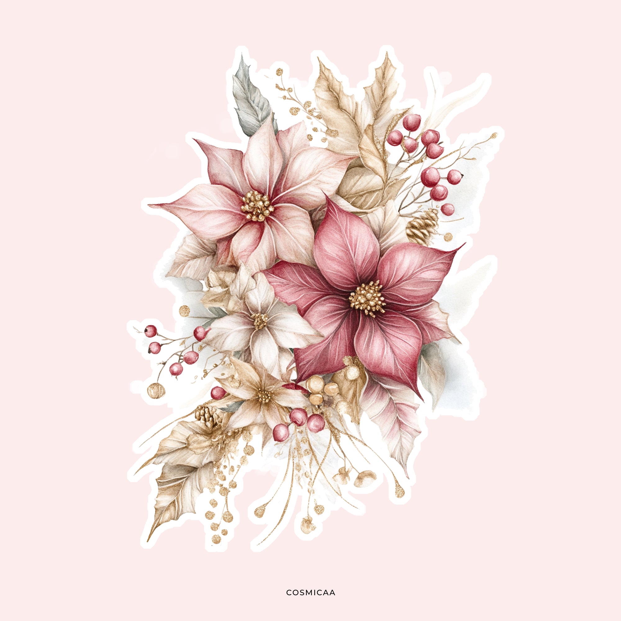 Floral die-cuts - Planner Stickers