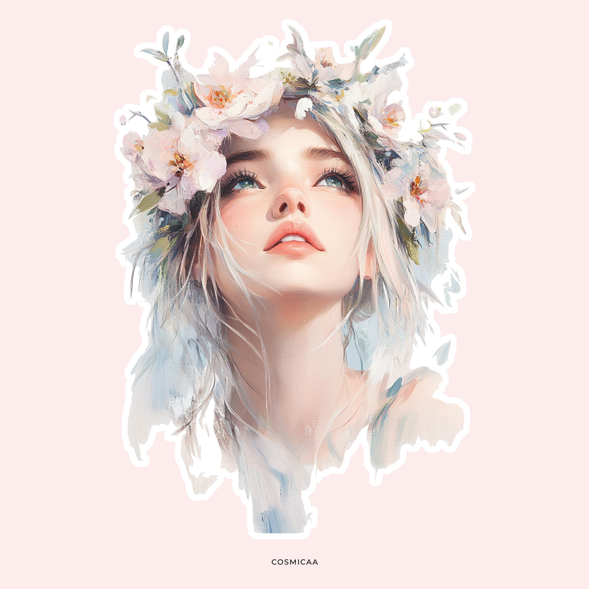 Floral fairies die-cuts - Planner Stickers