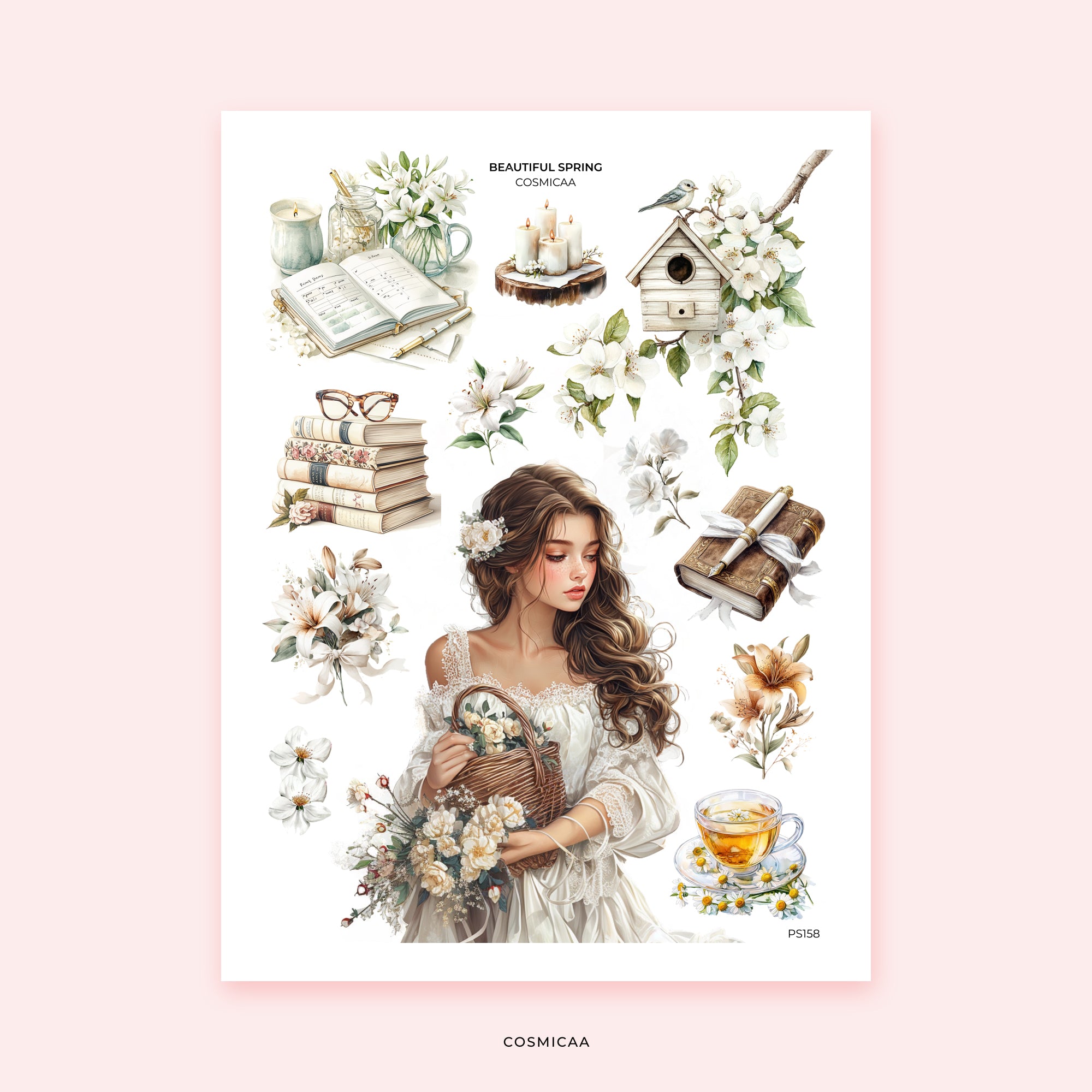 Beautiful spring - Planner Stickers