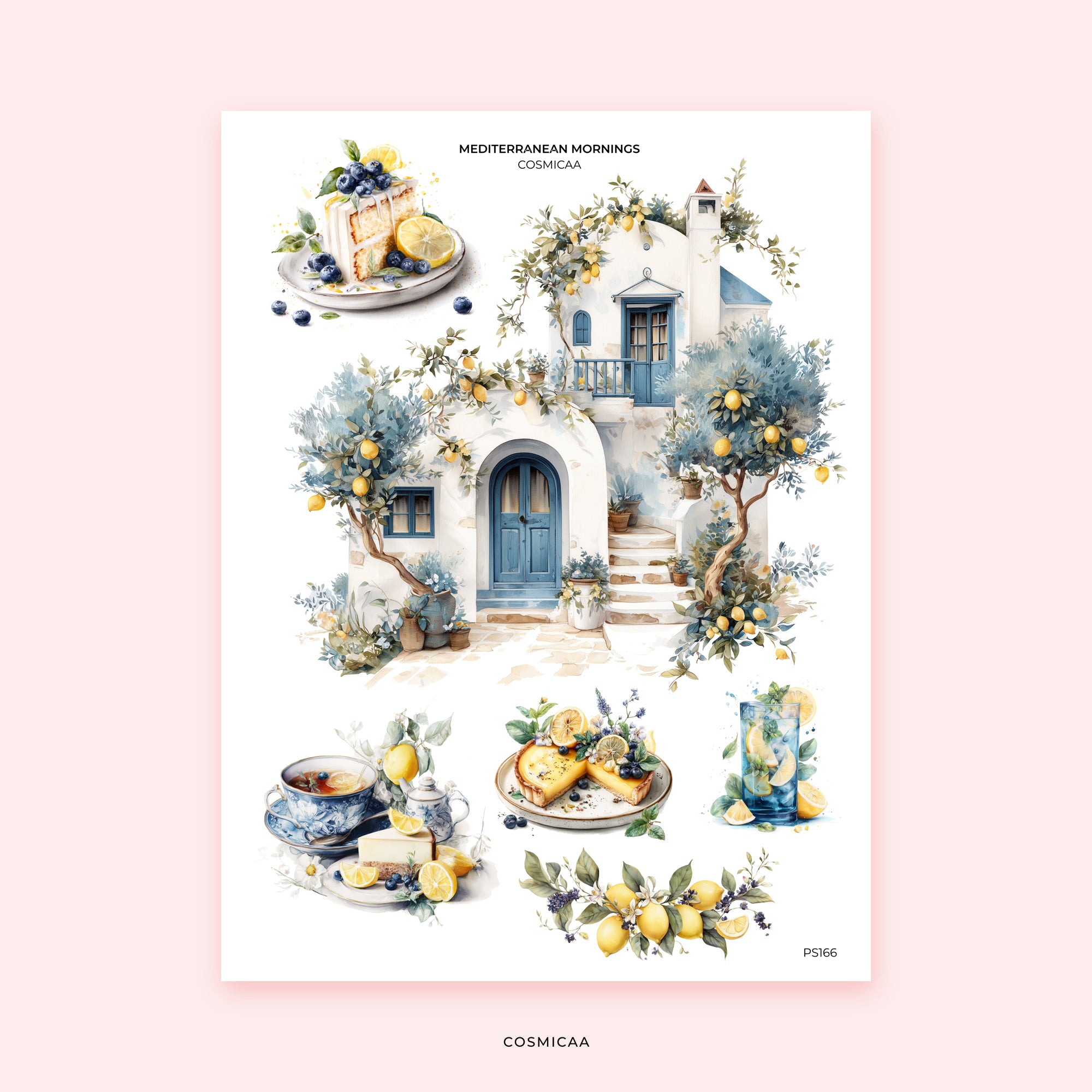 Mediterranean Mornings - Stickers