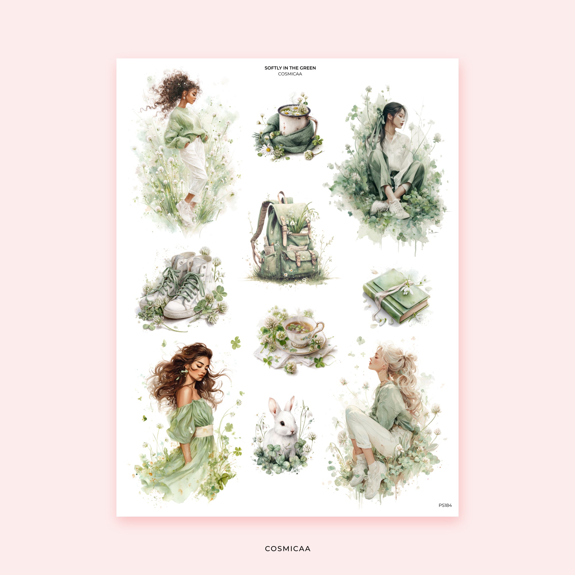 Softly in the Green - Stickers