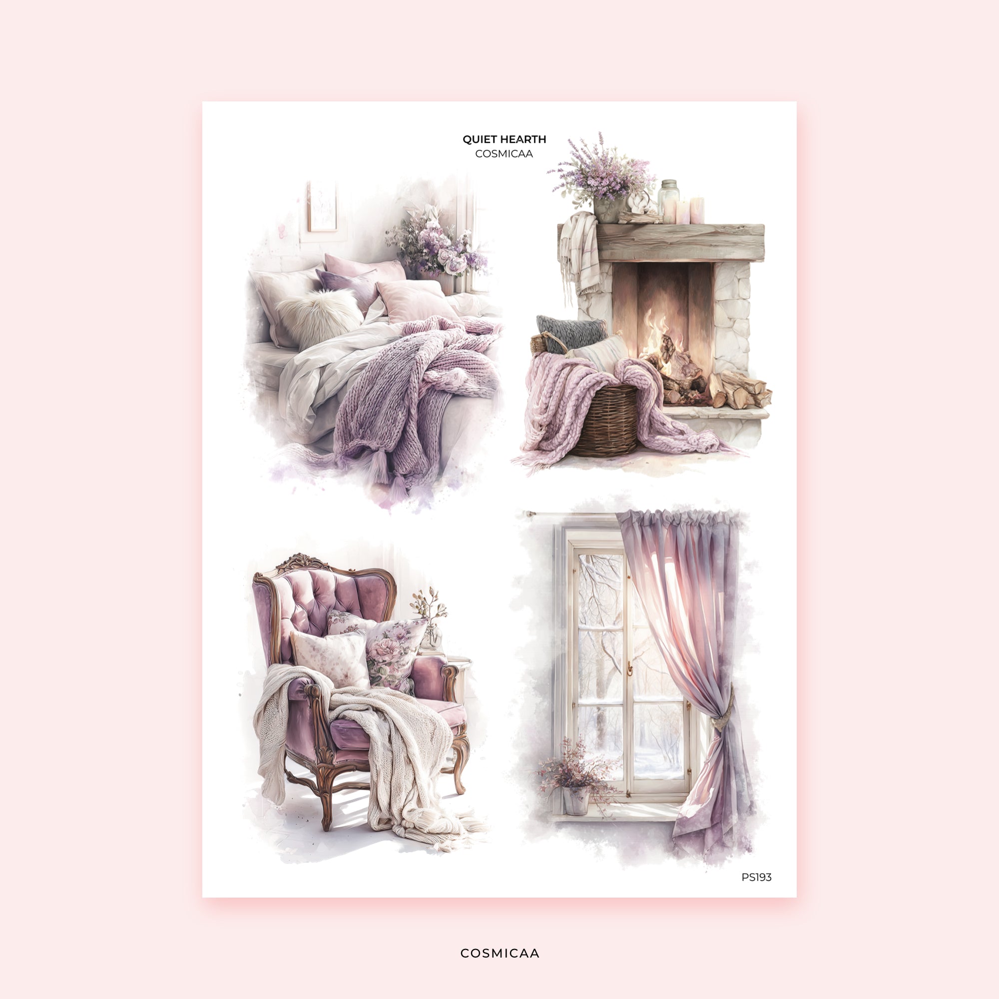 Quiet Hearth - Stickers