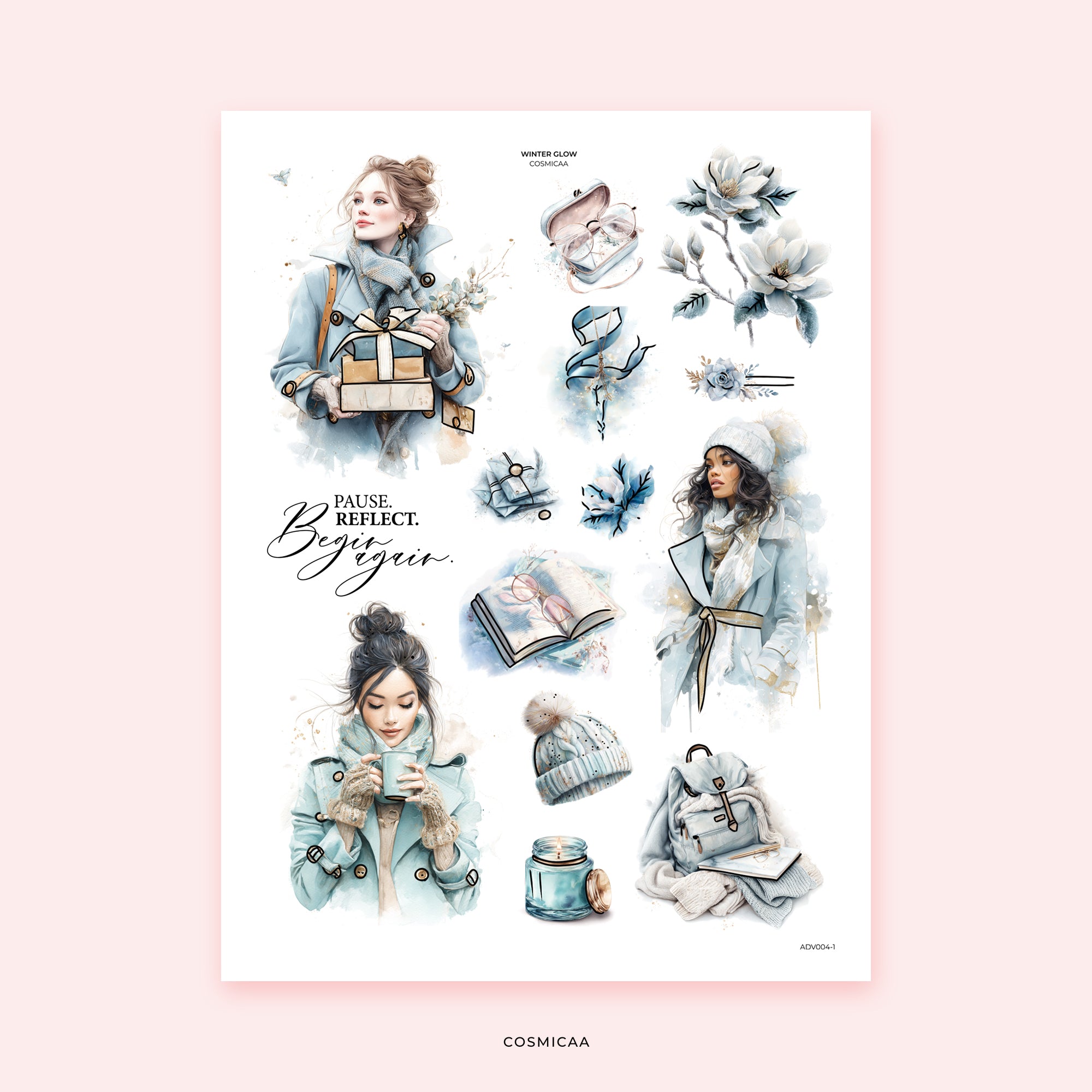 Winter Glow - Stickers